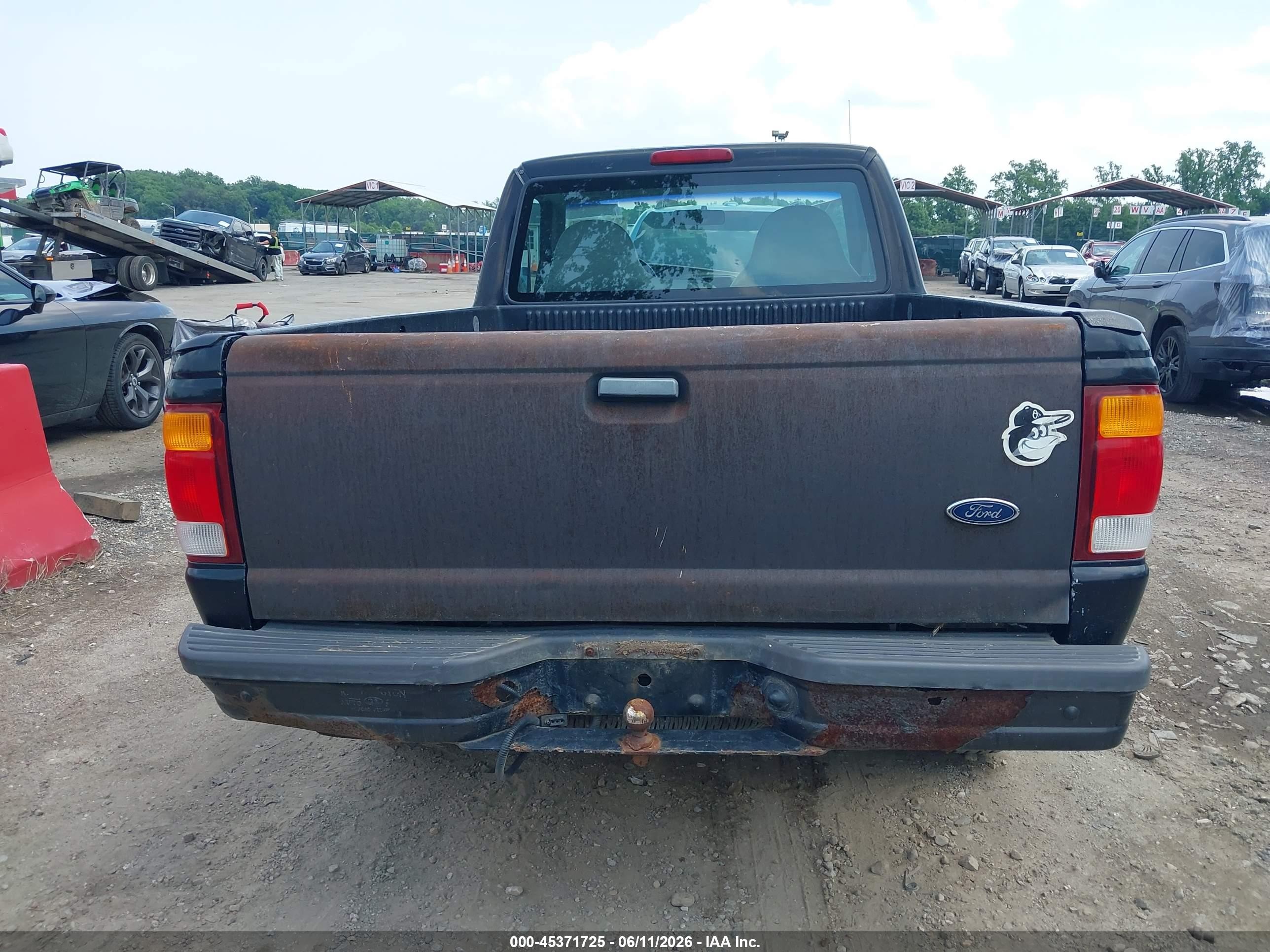 1999 Ford Ranger Xl/xlt Black vin: 1FTYR10C1XTA84637