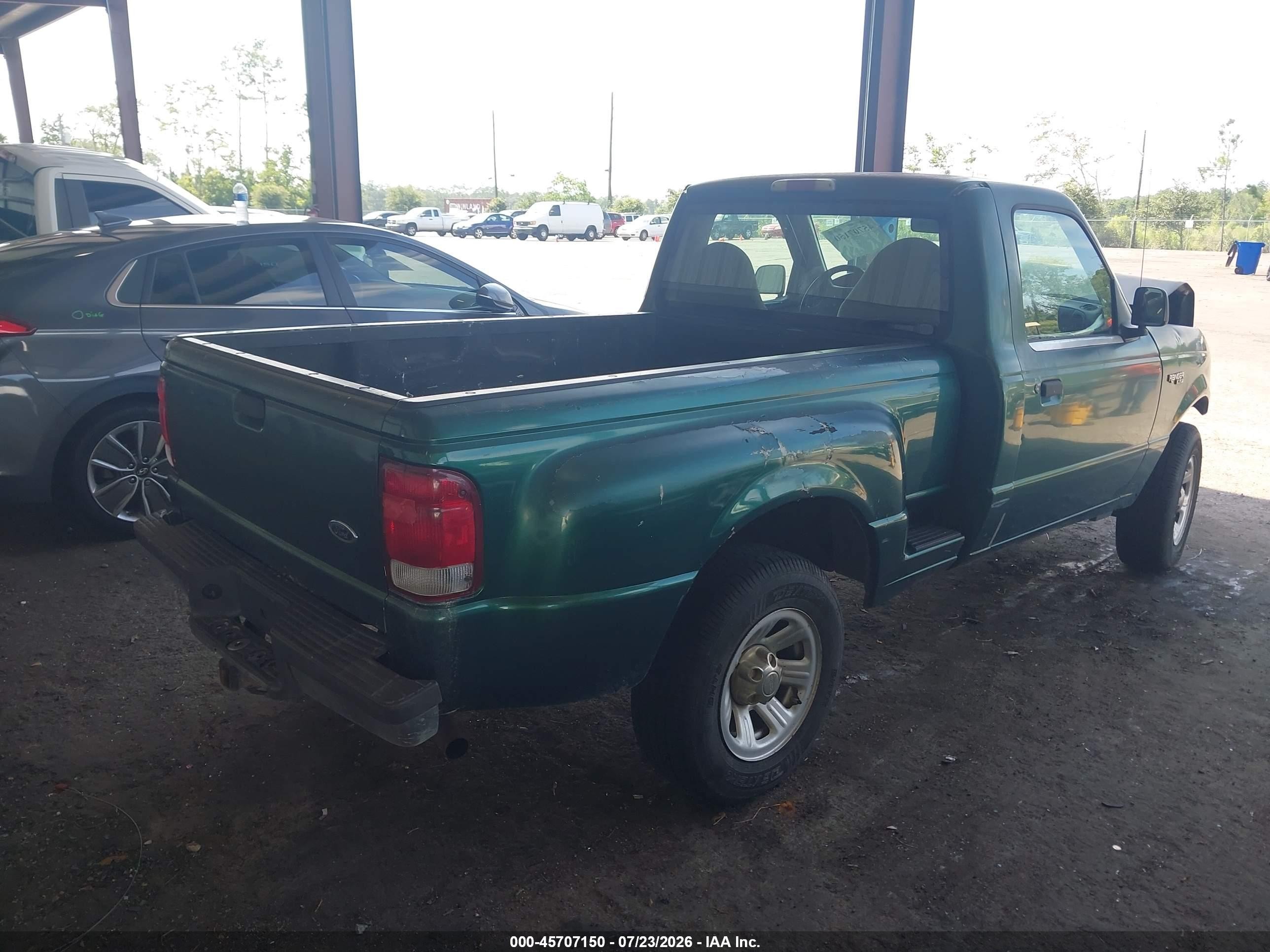 2000 Ford Ranger Xl/xlt Green vin: 1FTYR10C1YPB81962