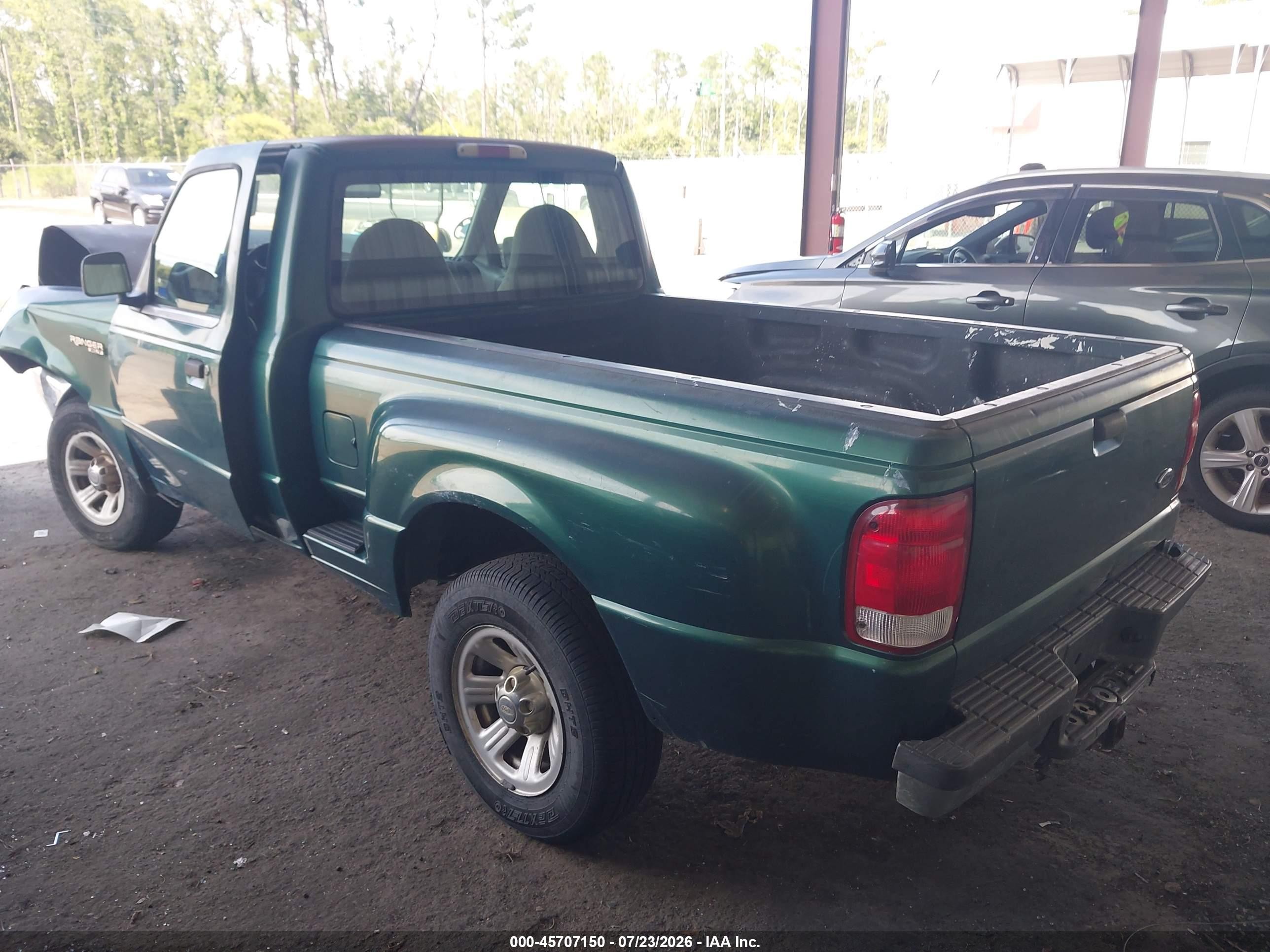 2000 Ford Ranger Xl/xlt Green vin: 1FTYR10C1YPB81962