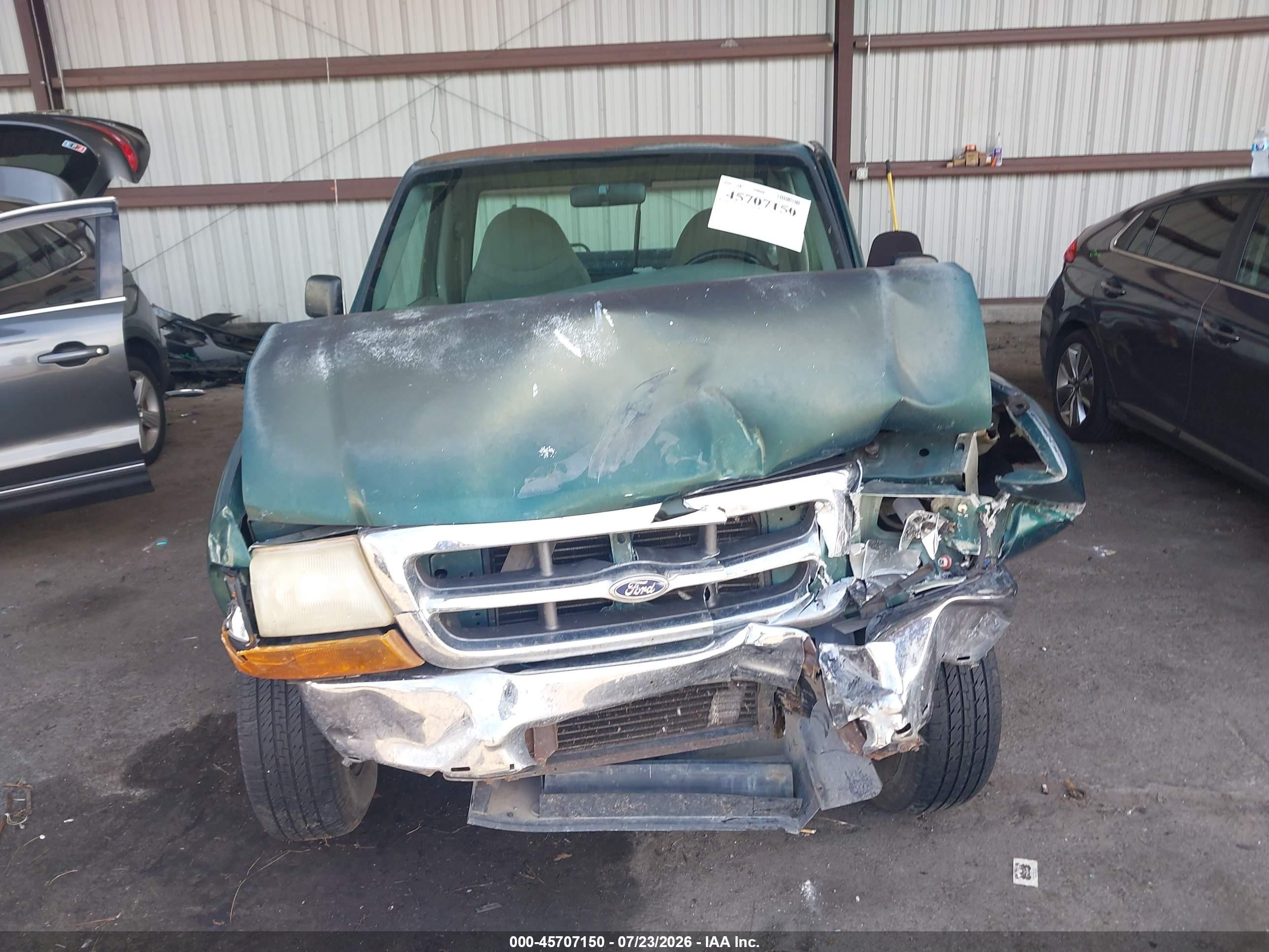 2000 Ford Ranger Xl/xlt Green vin: 1FTYR10C1YPB81962
