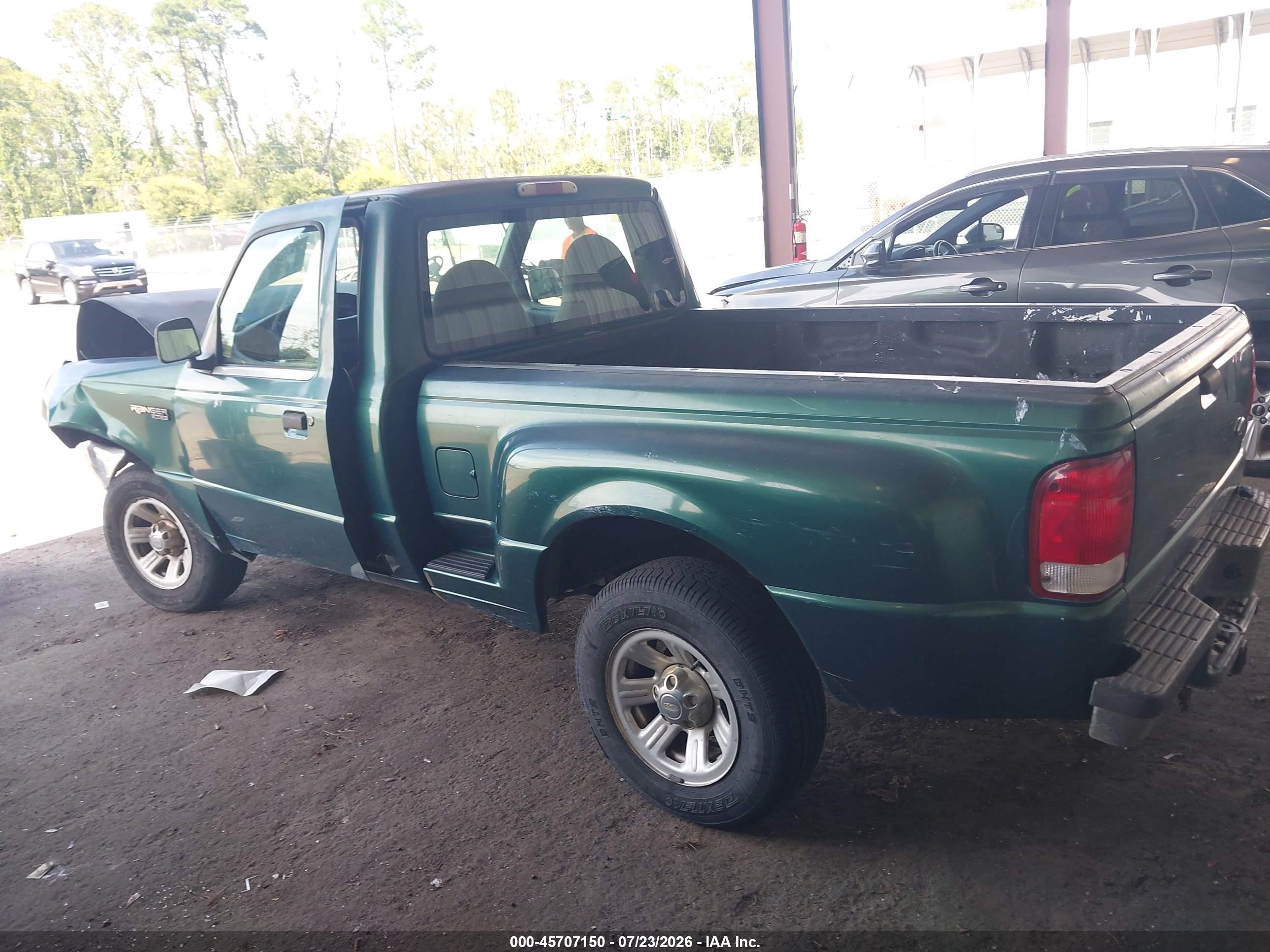 2000 Ford Ranger Xl/xlt Green vin: 1FTYR10C1YPB81962
