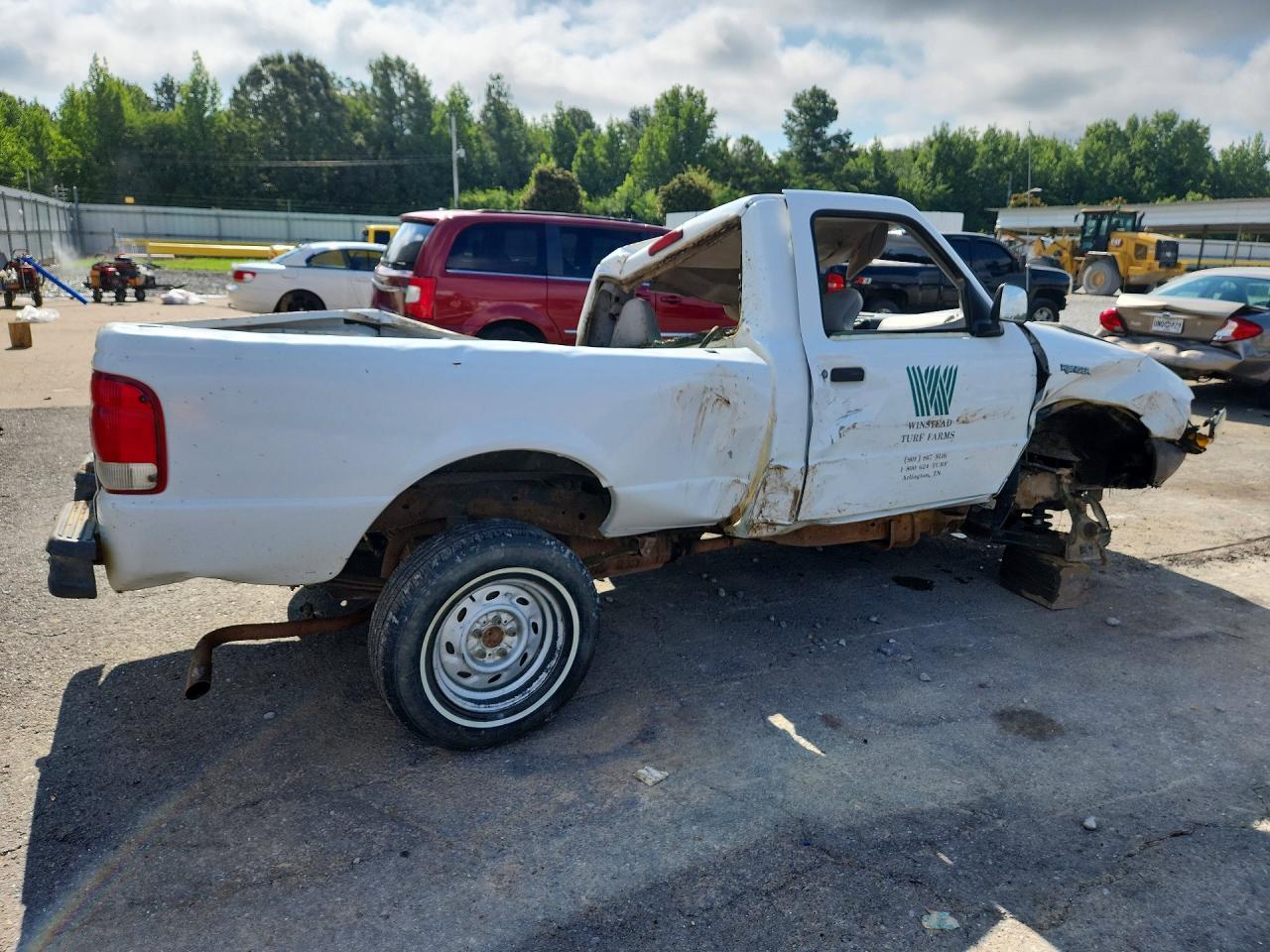 2000 Ford Ranger White vin: 1FTYR10C1YTA26805