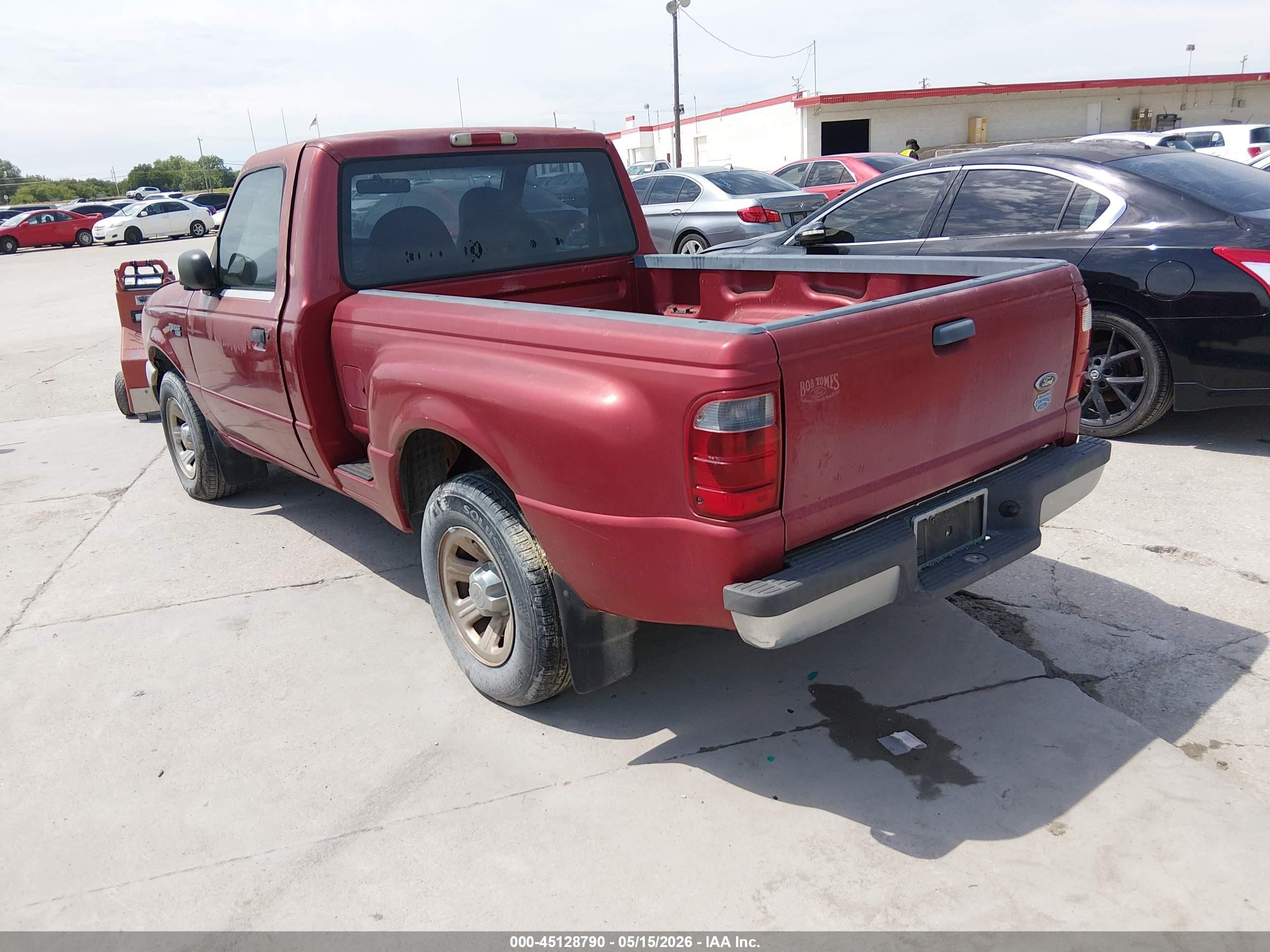 2001 Ford Ranger Xl/xlt Maroon vin: 1FTYR10C21PA21000