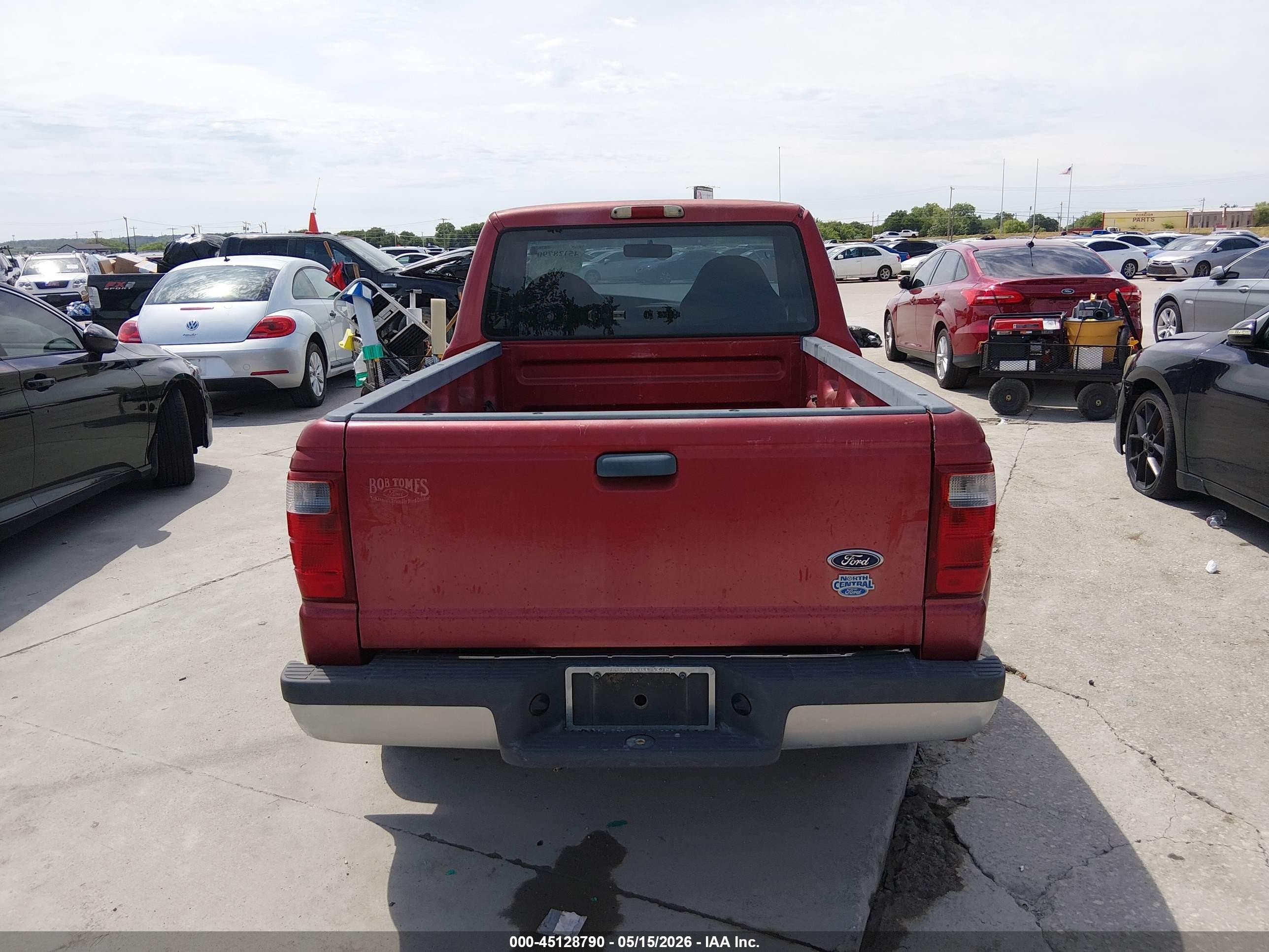 2001 Ford Ranger Xl/xlt Maroon vin: 1FTYR10C21PA21000
