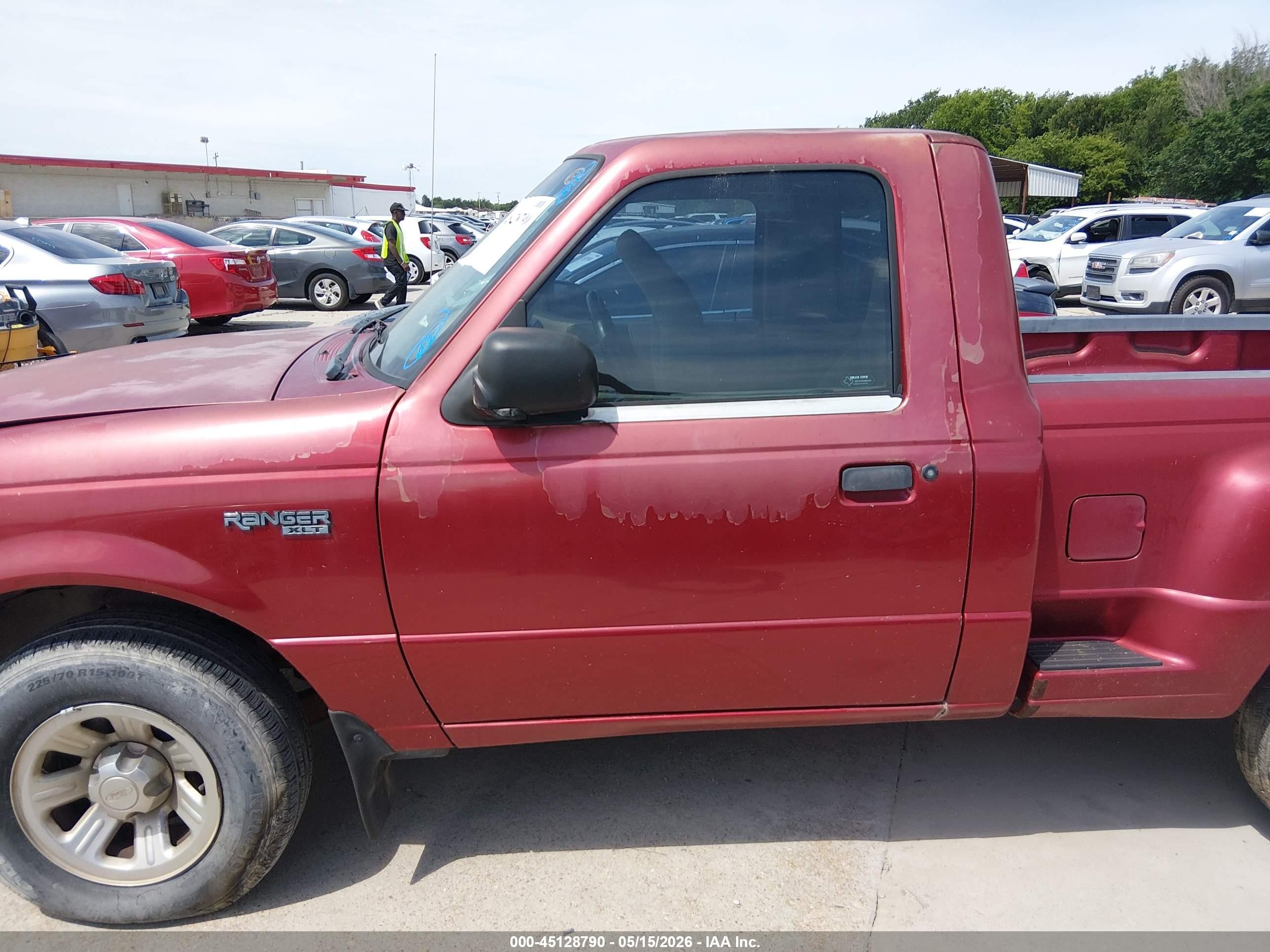 2001 Ford Ranger Xl/xlt Maroon vin: 1FTYR10C21PA21000