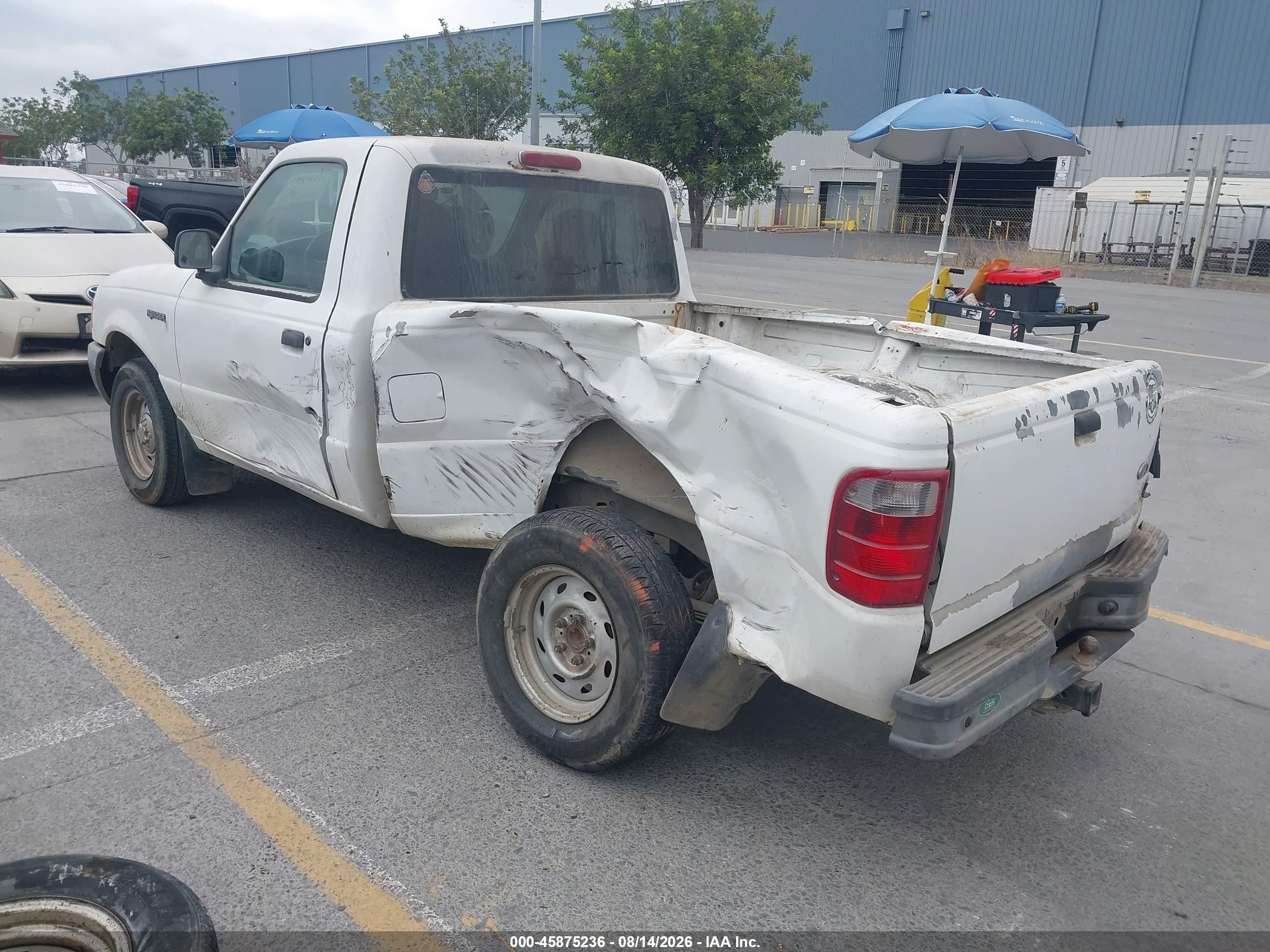 2001 Ford Ranger Xl/xlt White vin: 1FTYR10C21PA63831