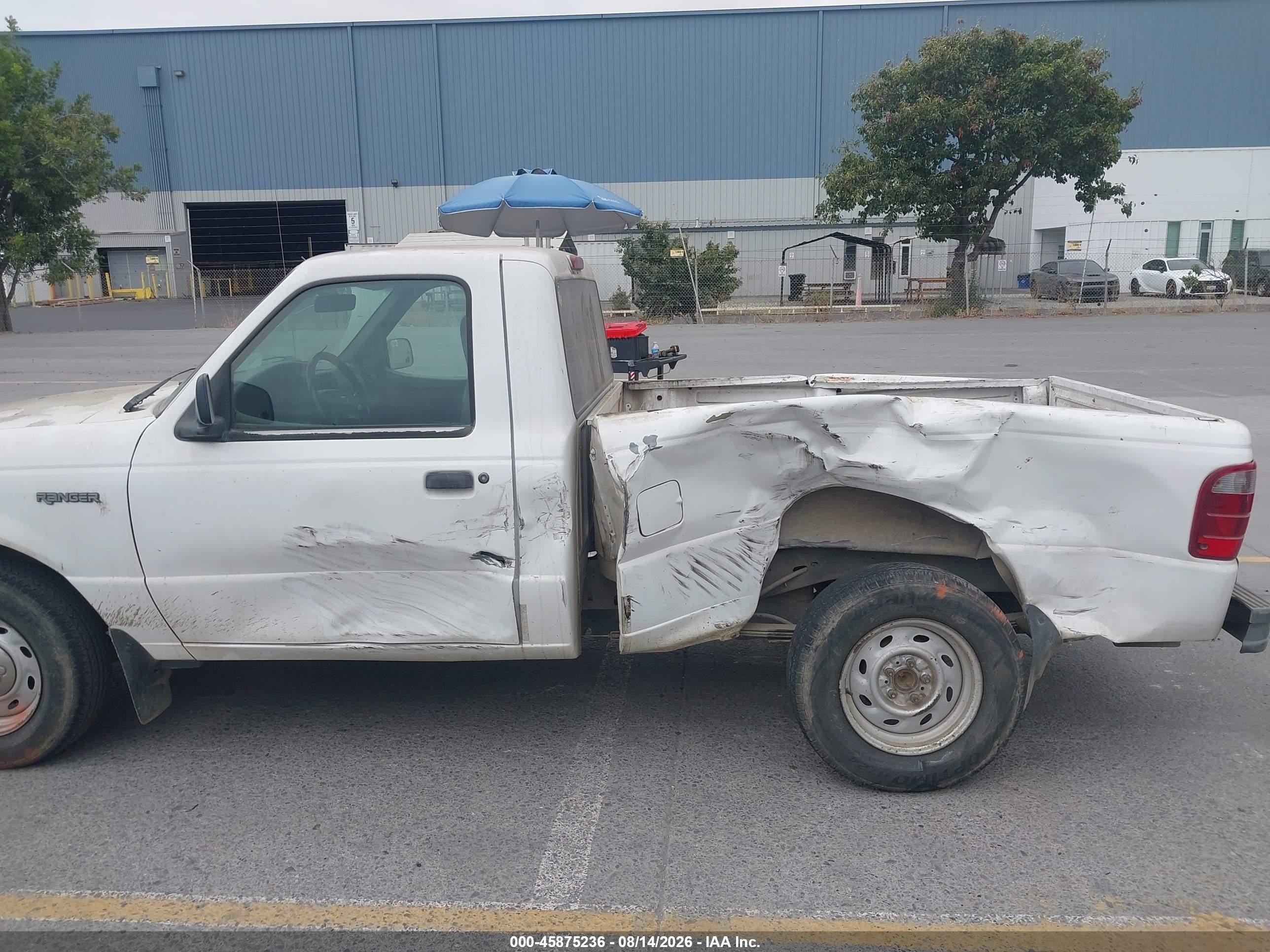 2001 Ford Ranger Xl/xlt White vin: 1FTYR10C21PA63831
