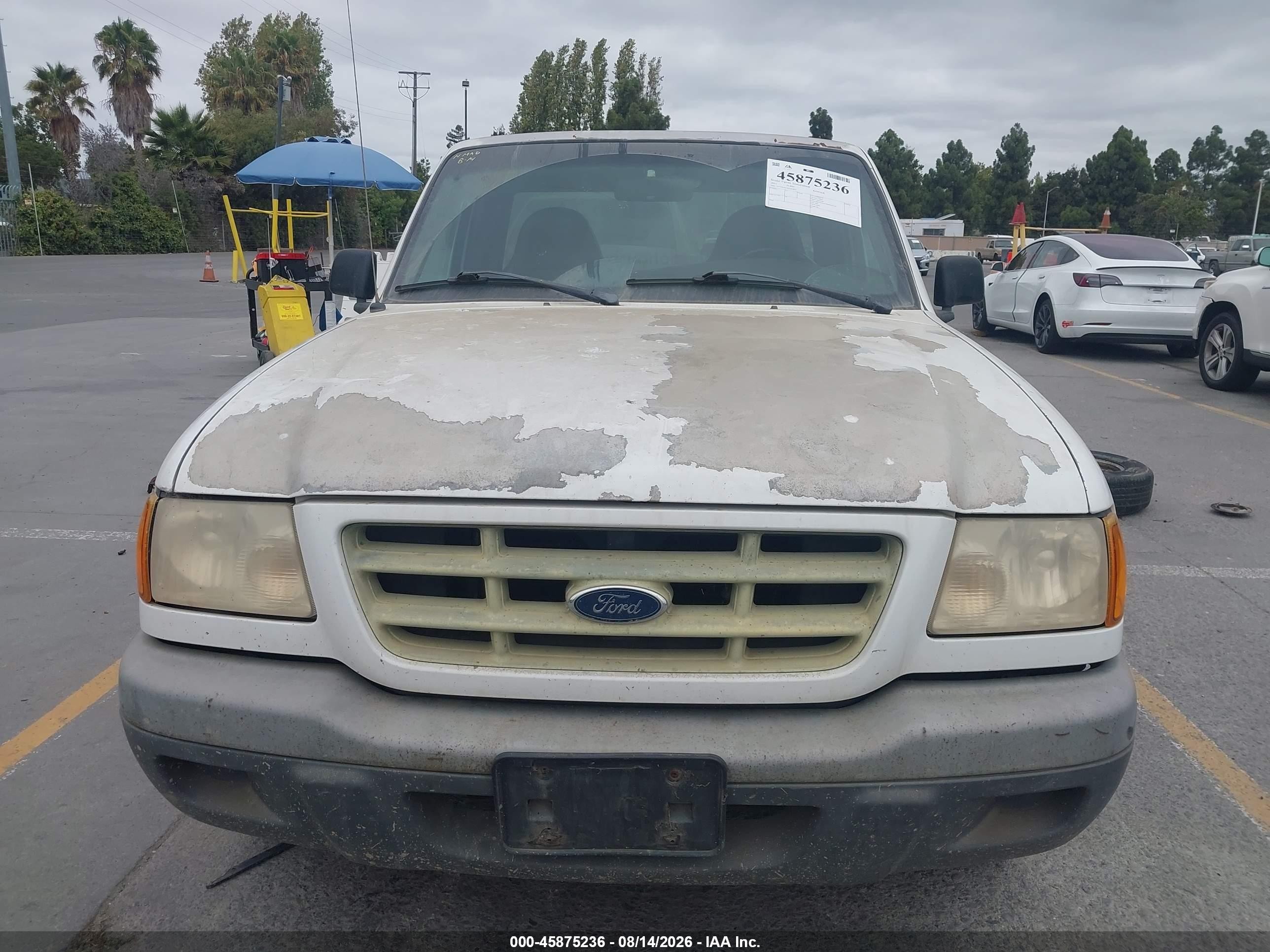 2001 Ford Ranger Xl/xlt White vin: 1FTYR10C21PA63831