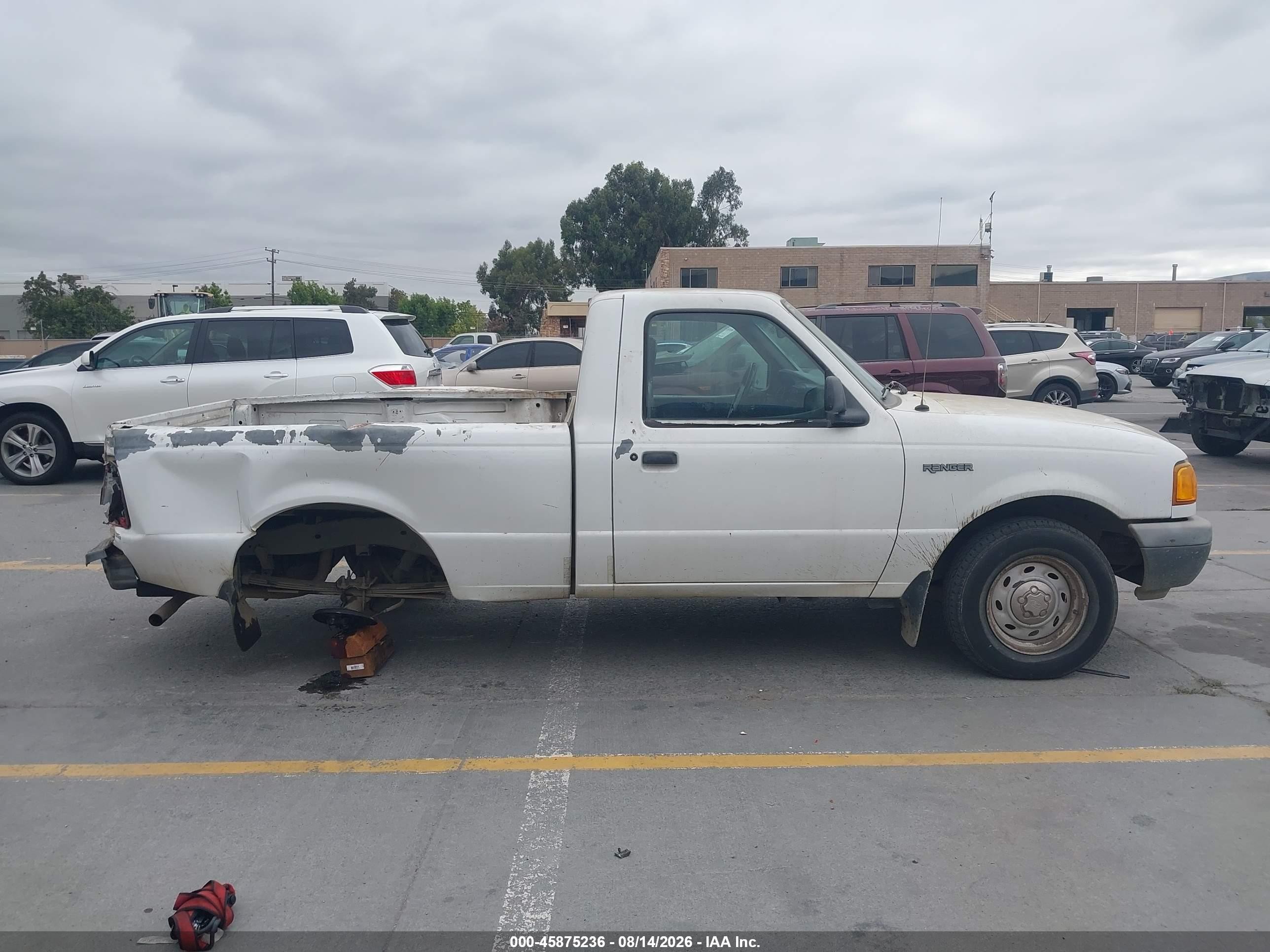 2001 Ford Ranger Xl/xlt White vin: 1FTYR10C21PA63831