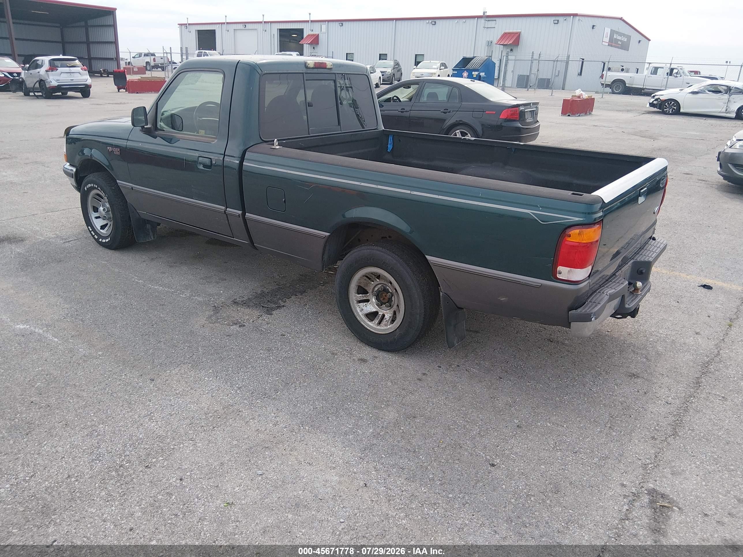 1998 Ford Ranger Splash/xl/xlt Green vin: 1FTYR10C2WPB14168