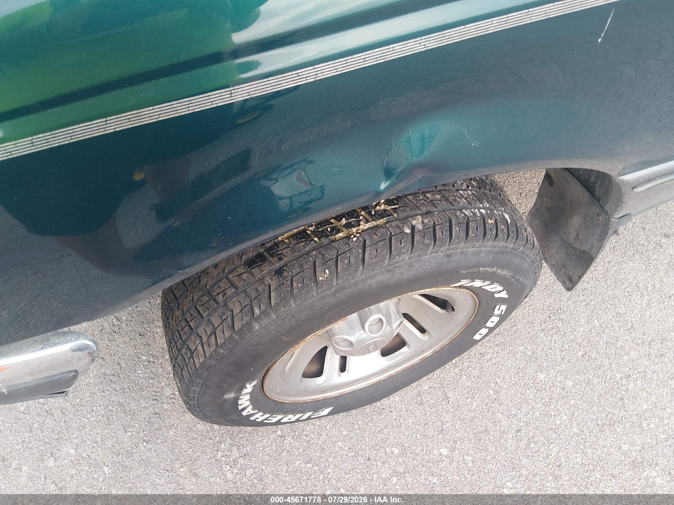1998 Ford Ranger Splash/xl/xlt Green vin: 1FTYR10C2WPB14168