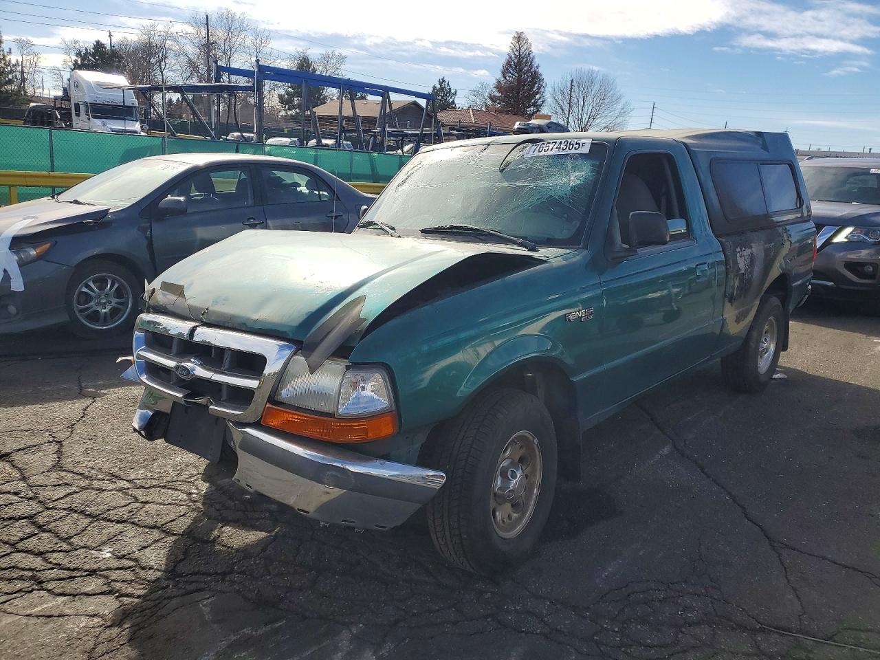 1998 Ford Ranger Зеленый vin: 1FTYR10C2WPB51396