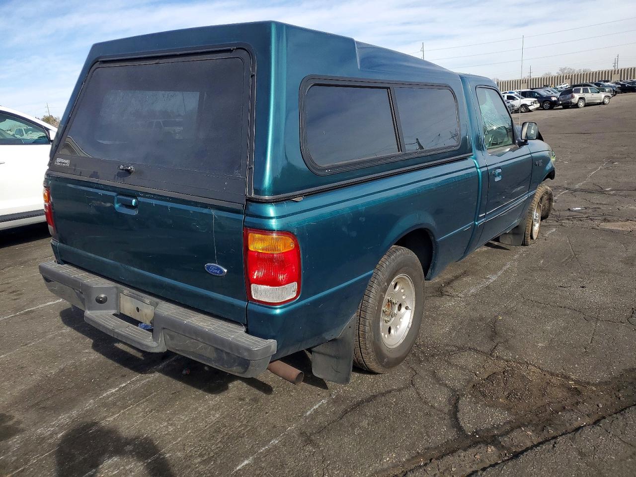 1998 Ford Ranger Green vin: 1FTYR10C2WPB51396