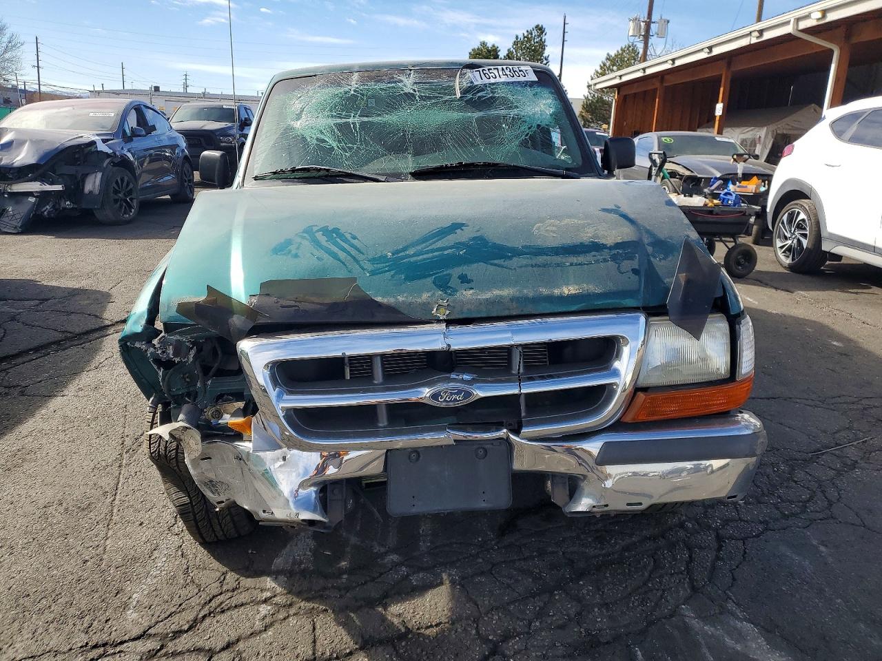 1998 Ford Ranger Green vin: 1FTYR10C2WPB51396