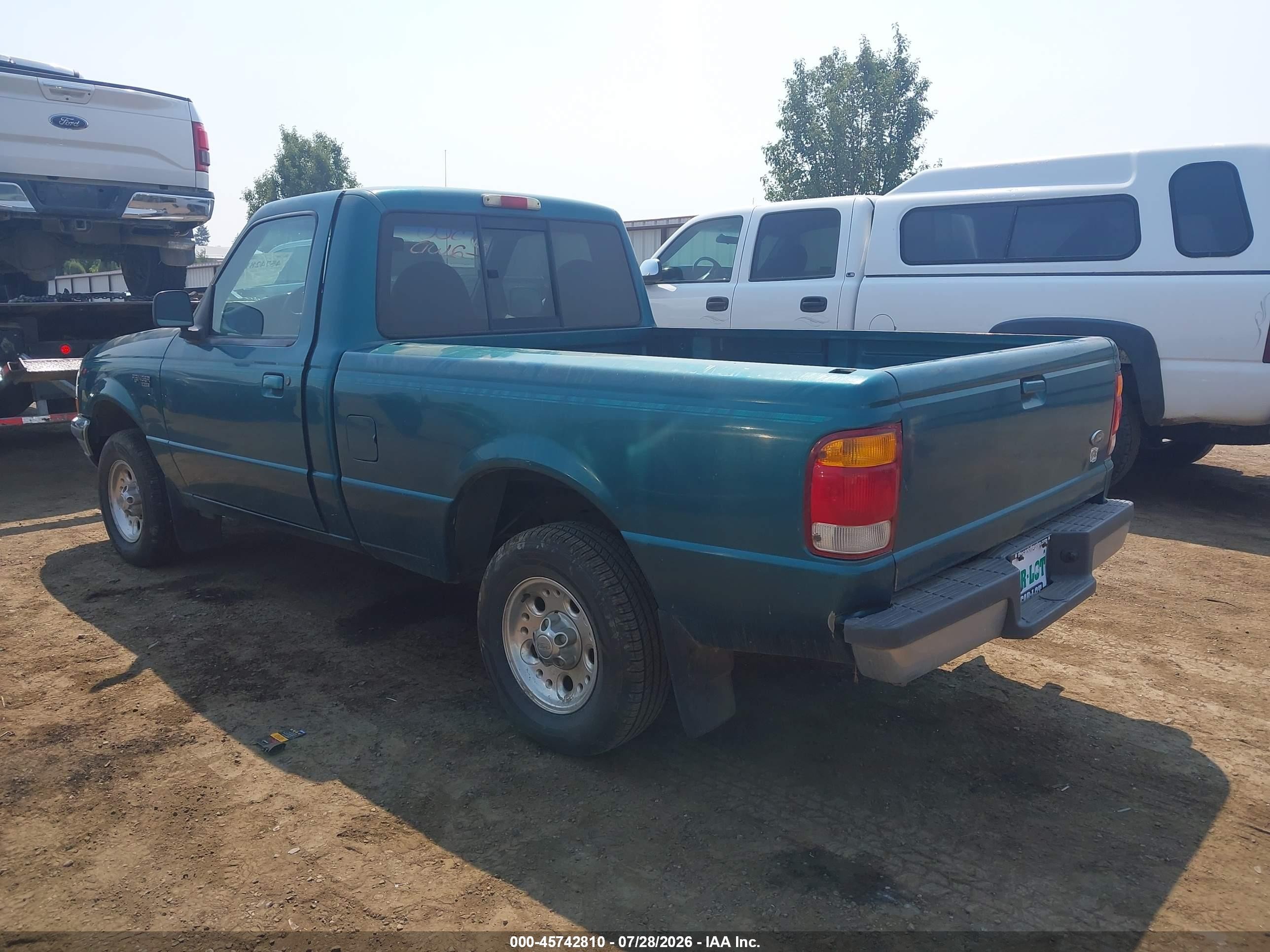 1998 Ford Ranger Splash/xl/xlt Green vin: 1FTYR10C2WUB77269