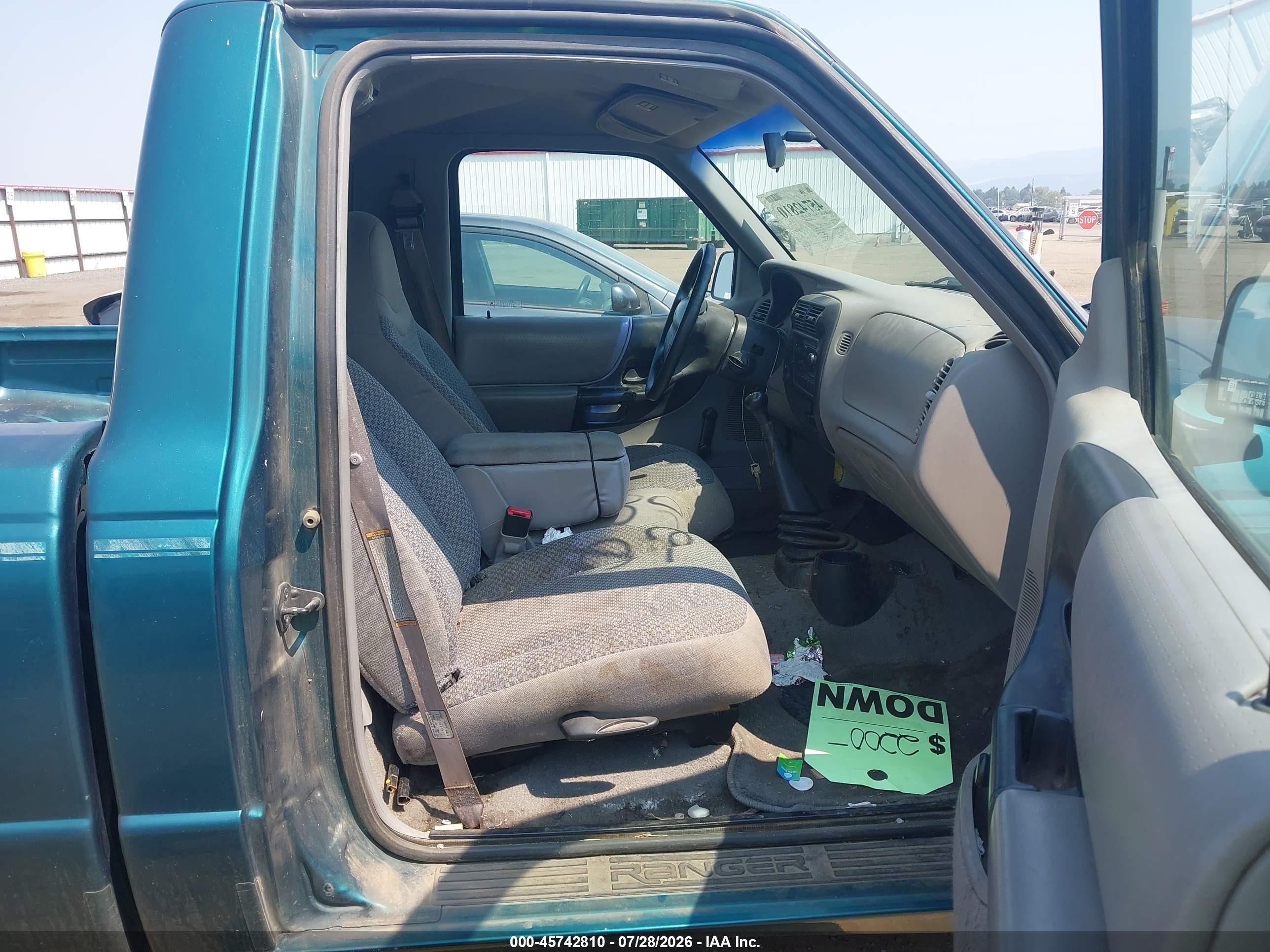 1998 Ford Ranger Splash/xl/xlt Green vin: 1FTYR10C2WUB77269