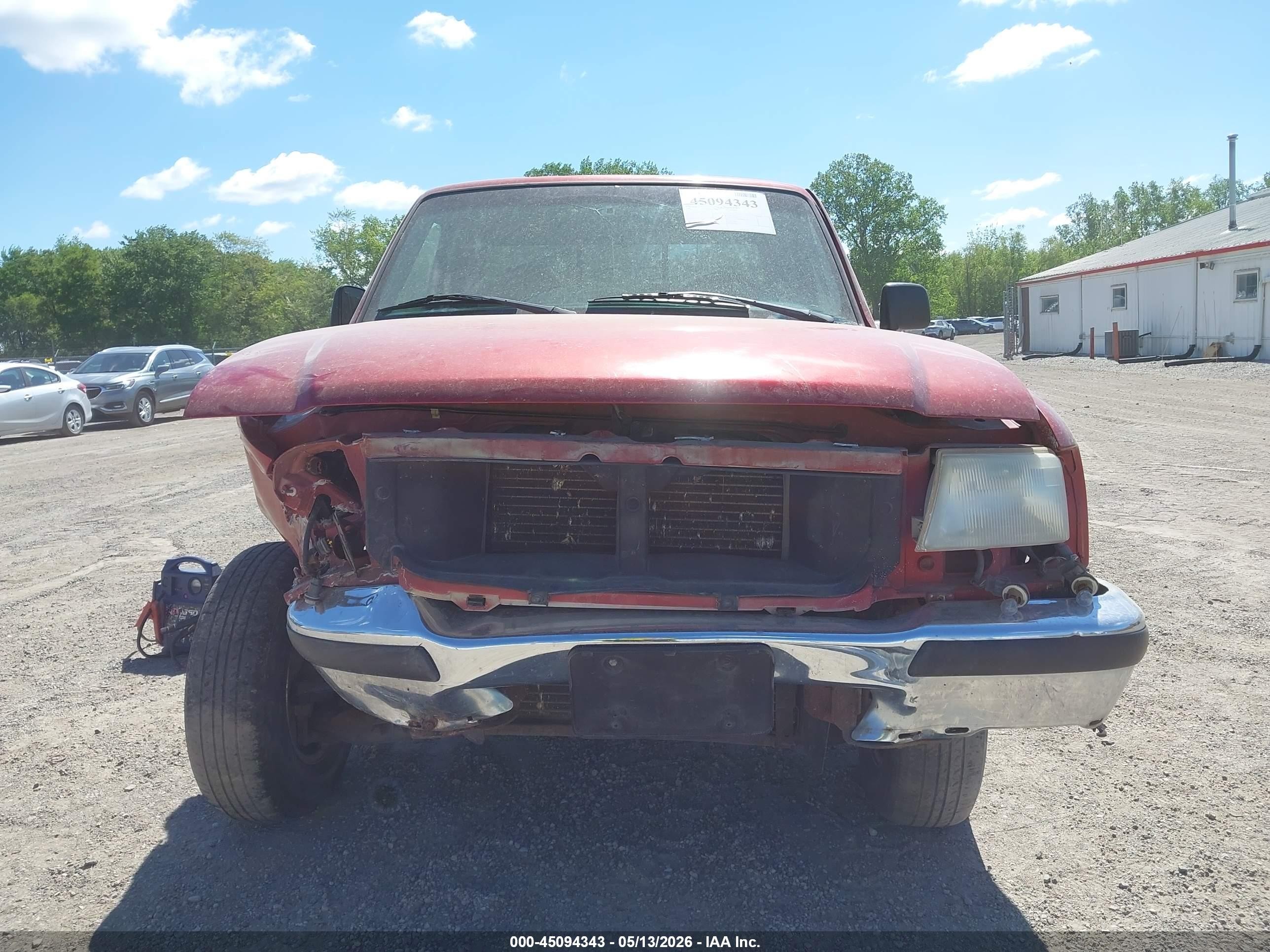 1998 Ford Ranger Splash/xl/xlt Red vin: 1FTYR10C2WUC42458