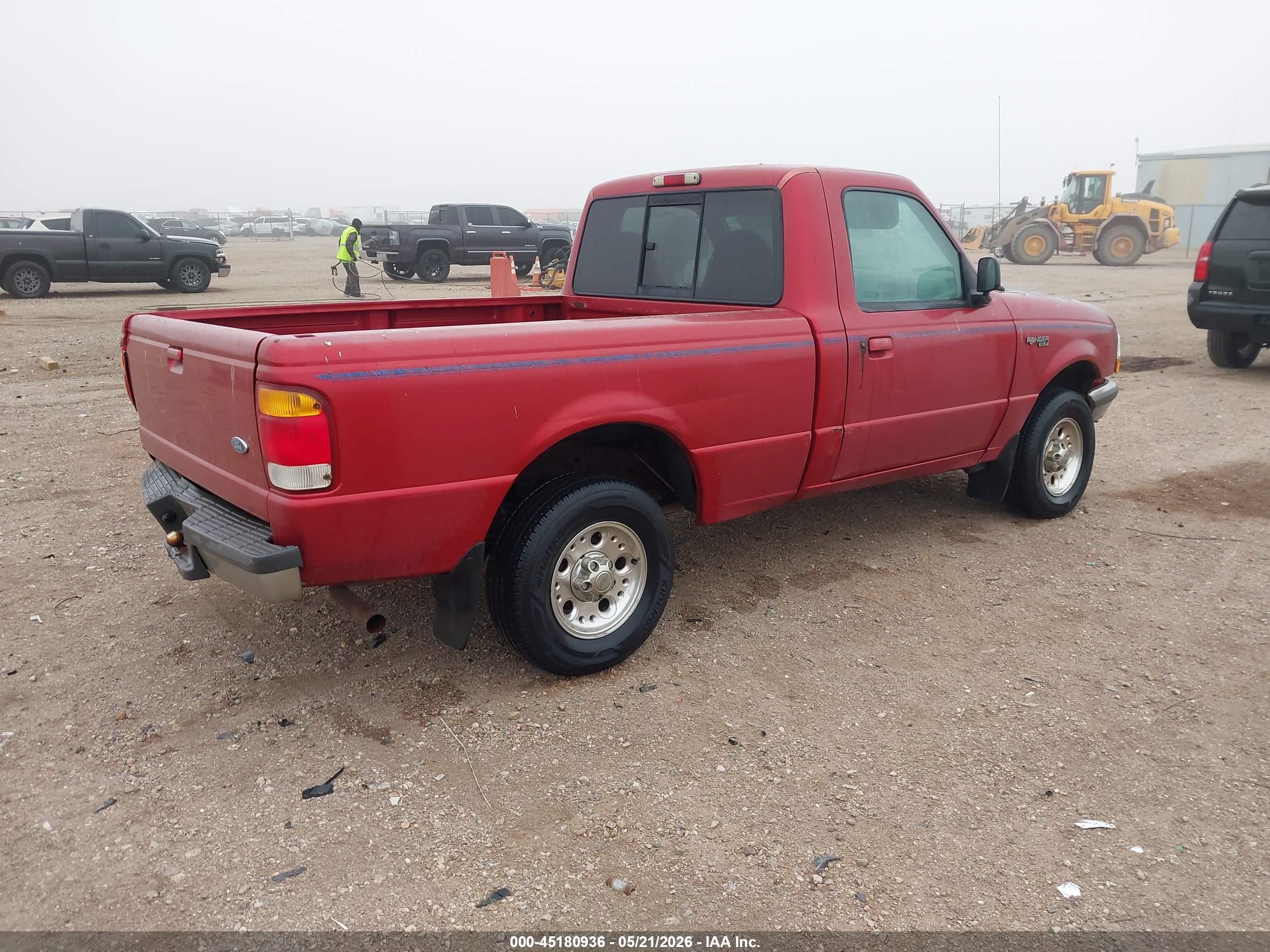 1998 Ford Ranger Splash/xl/xlt Red vin: 1FTYR10C2WUC52567
