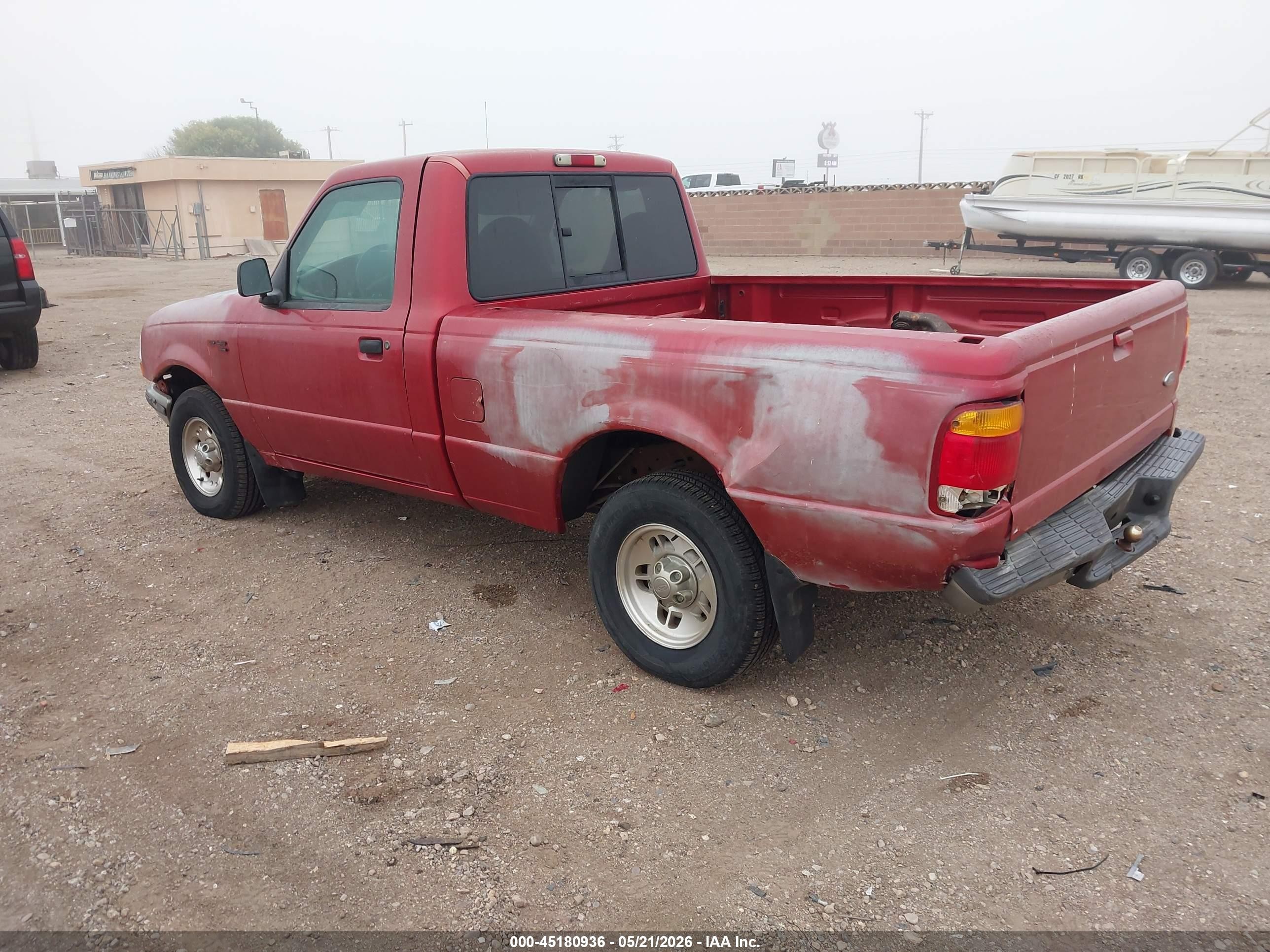 1998 Ford Ranger Splash/xl/xlt Red vin: 1FTYR10C2WUC52567