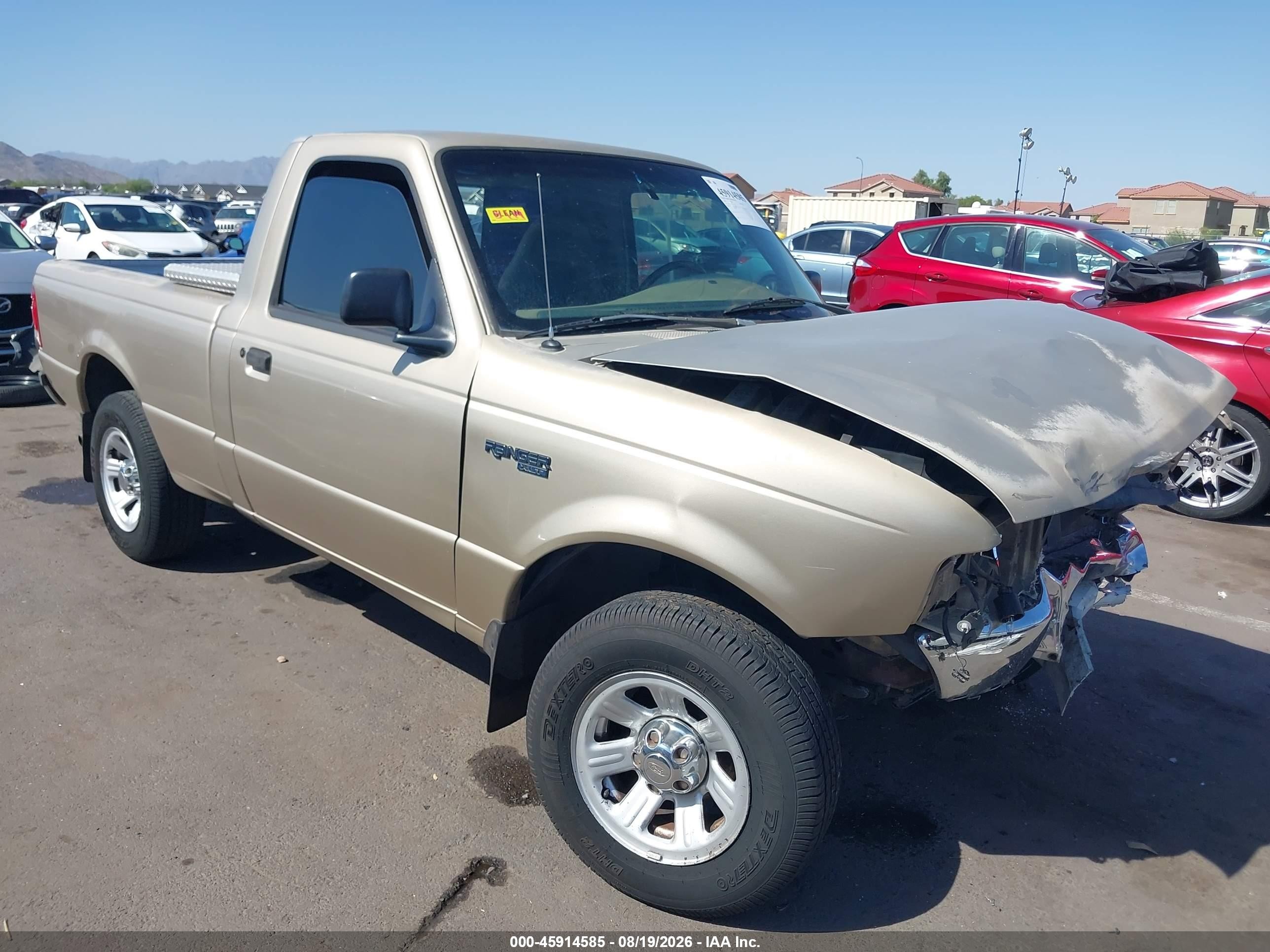 2000 Ford Ranger Xl/xlt Золотой vin: 1FTYR10C2YPA32492
