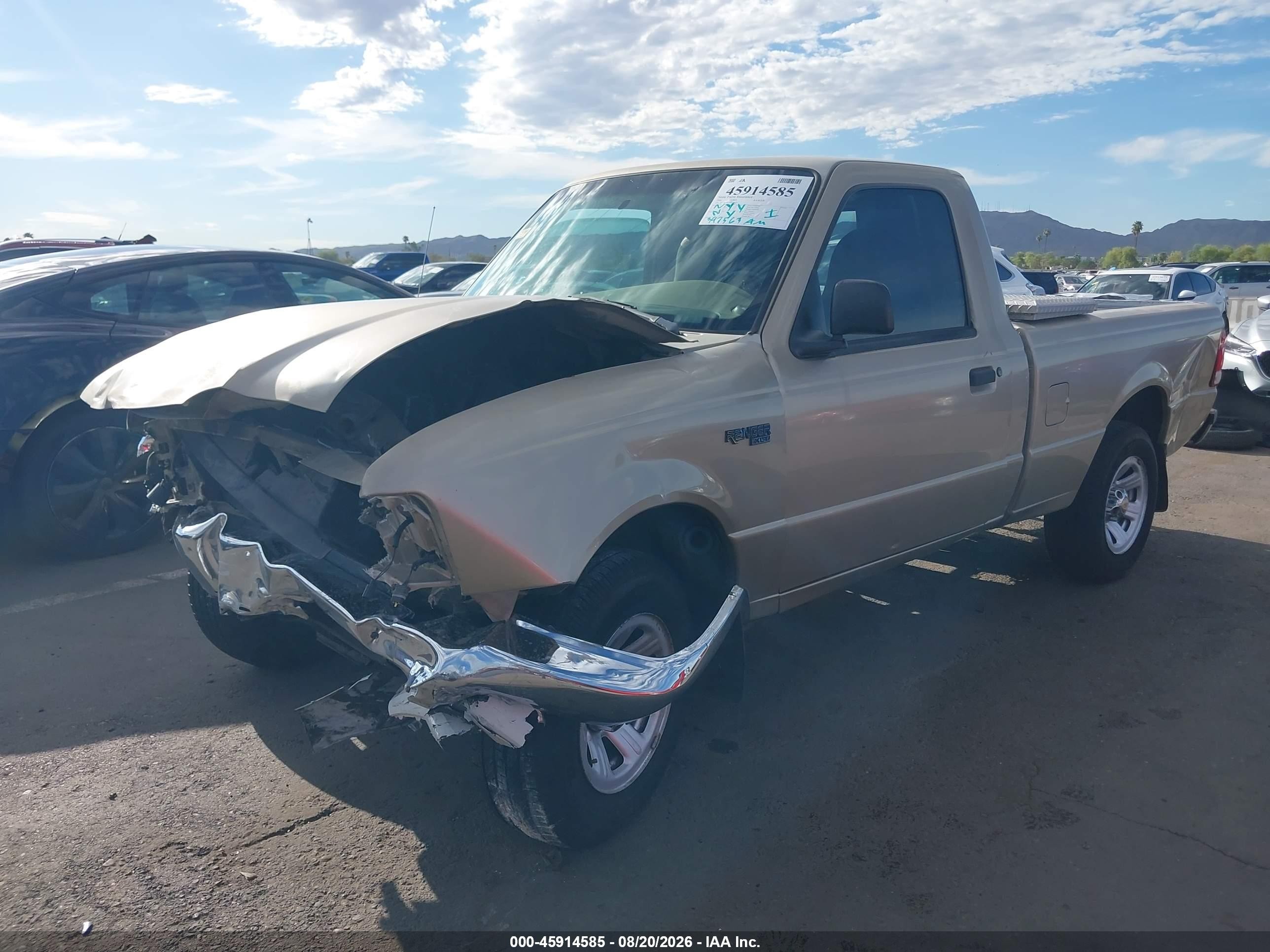 2000 Ford Ranger Xl/xlt Золотой vin: 1FTYR10C2YPA32492