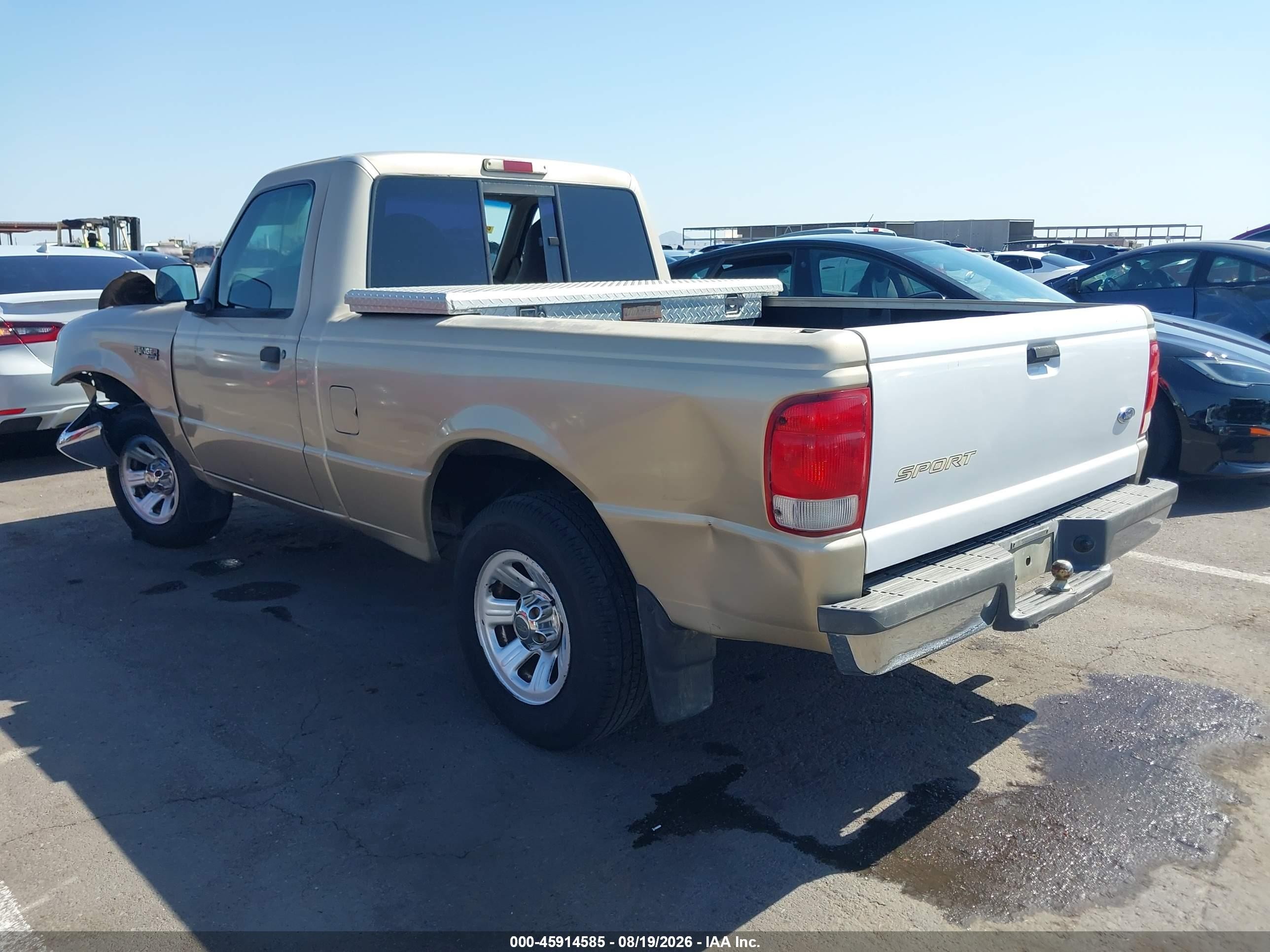2000 Ford Ranger Xl/xlt Золотой vin: 1FTYR10C2YPA32492
