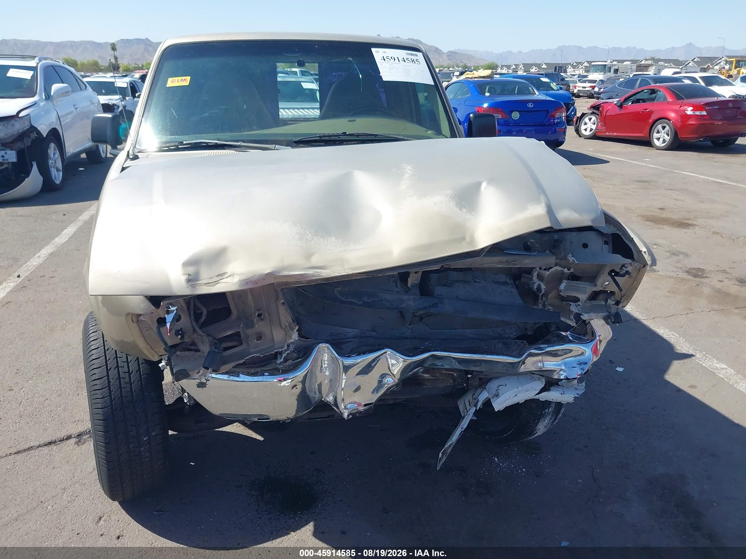 2000 Ford Ranger Xl/xlt Золотой vin: 1FTYR10C2YPA32492