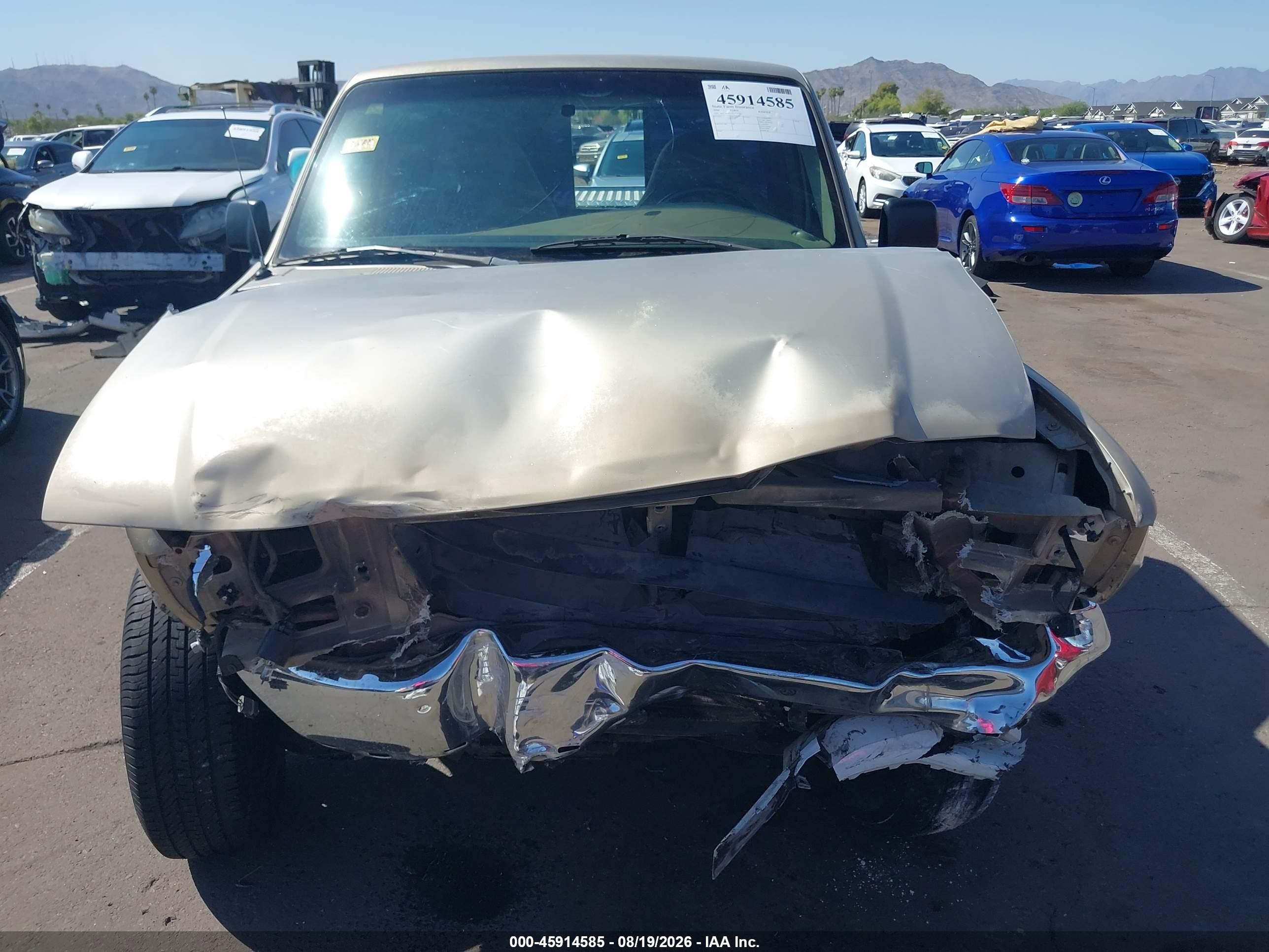 2000 Ford Ranger Xl/xlt Золотой vin: 1FTYR10C2YPA32492