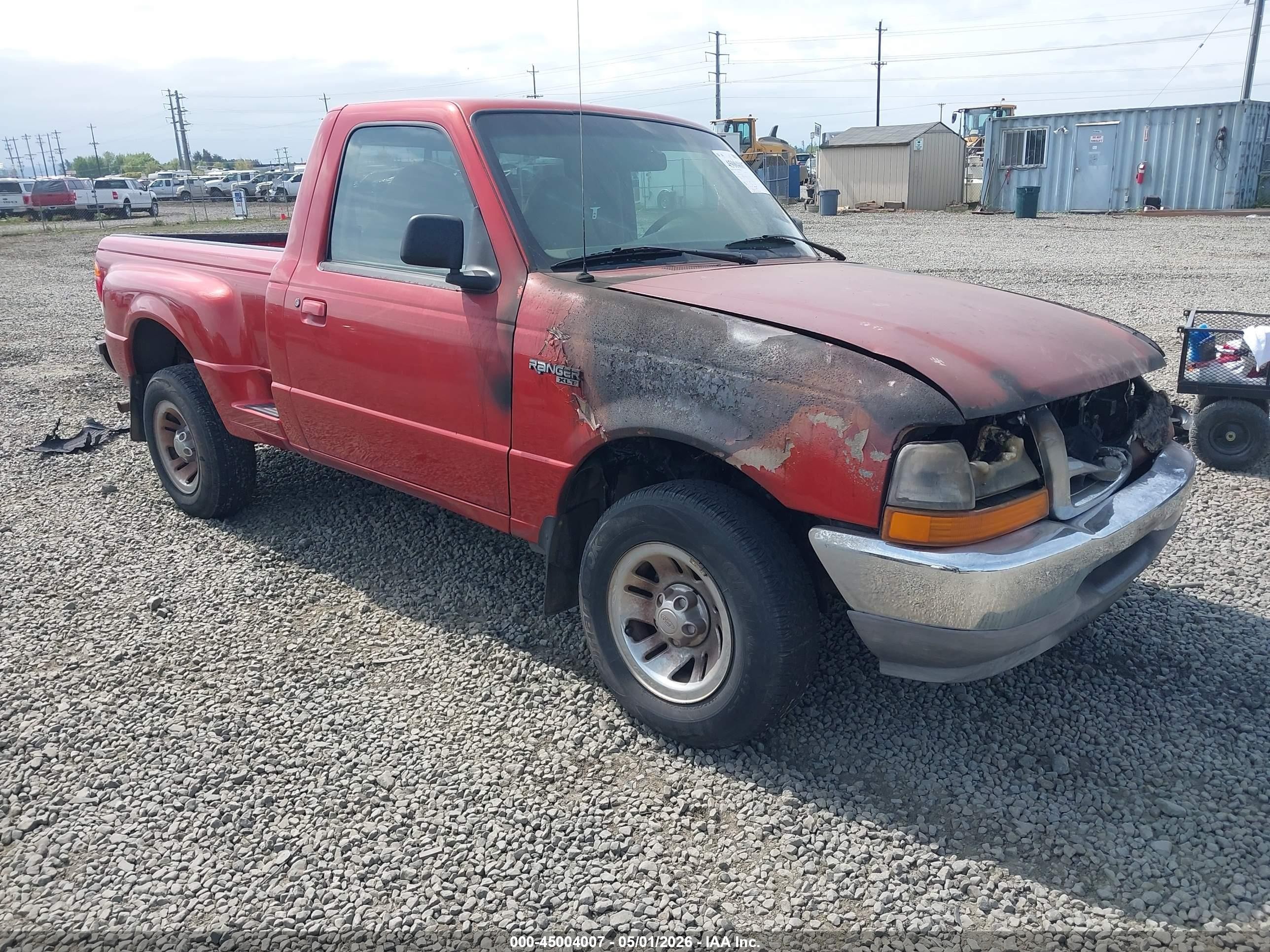 1998 Ford Ranger Splash/xl/xlt Red vin: 1FTYR10C3WPA81195