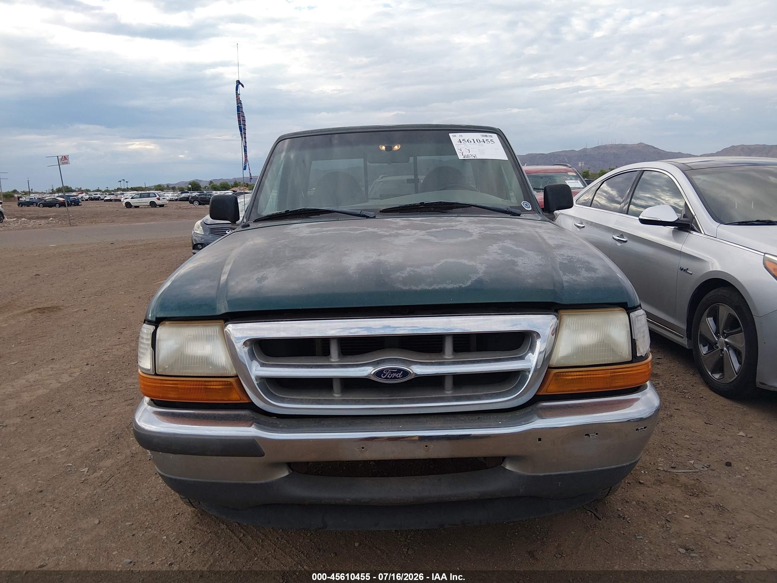 1998 Ford Ranger Splash/xl/xlt Green vin: 1FTYR10C3WUA24724
