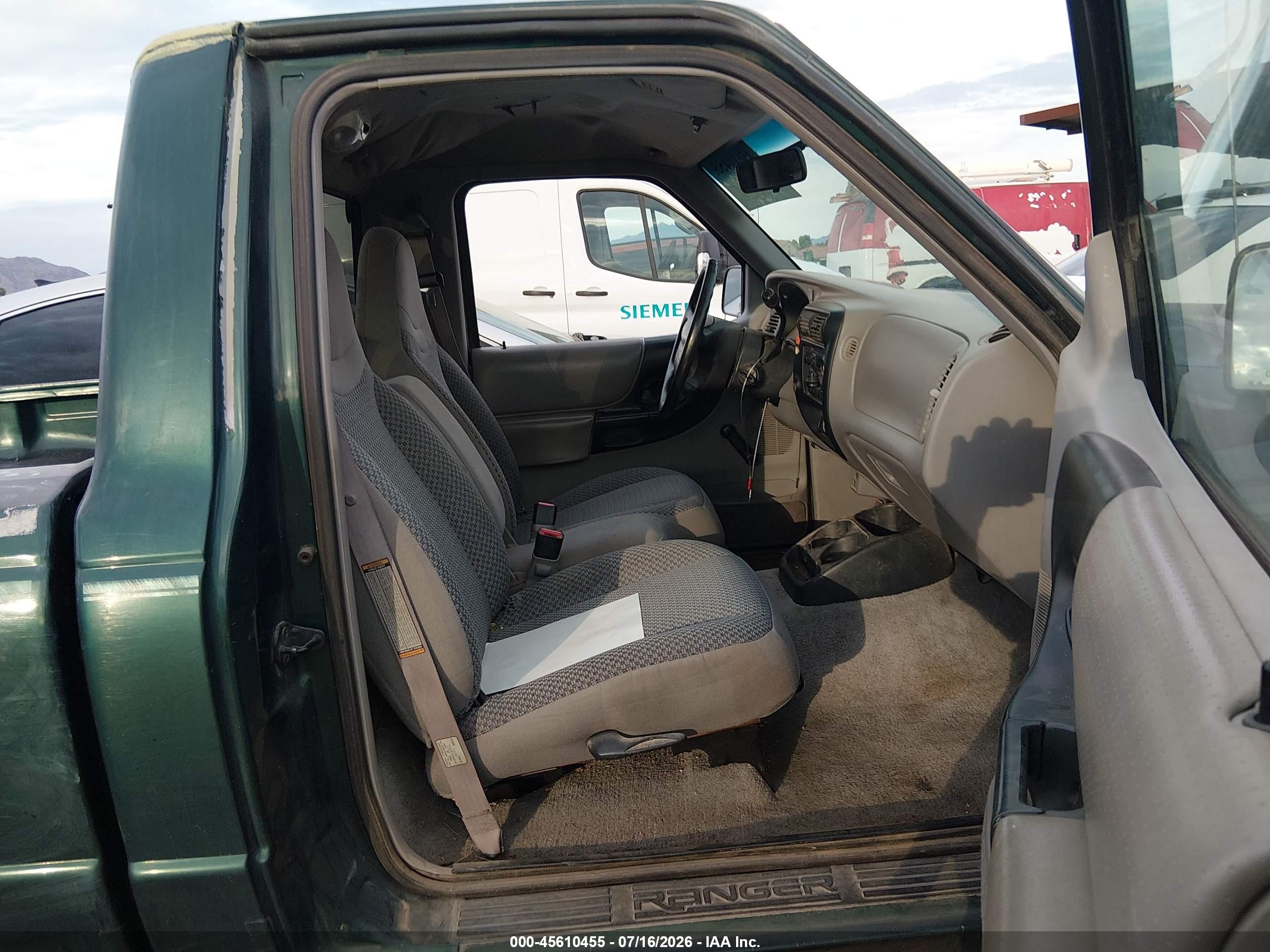 1998 Ford Ranger Splash/xl/xlt Green vin: 1FTYR10C3WUA24724