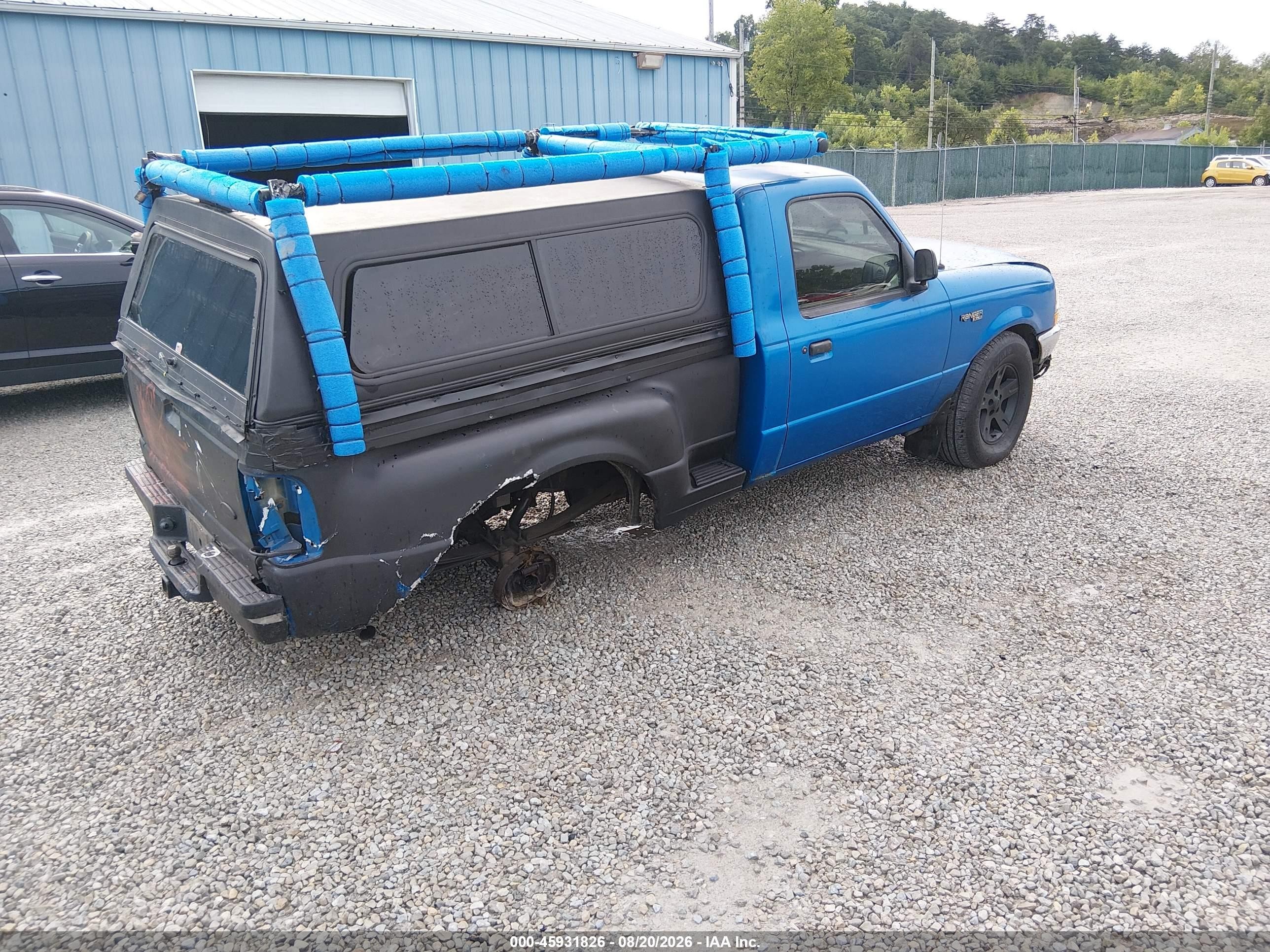 1999 Ford Ranger Xl/xlt Blue vin: 1FTYR10C3XPB36259