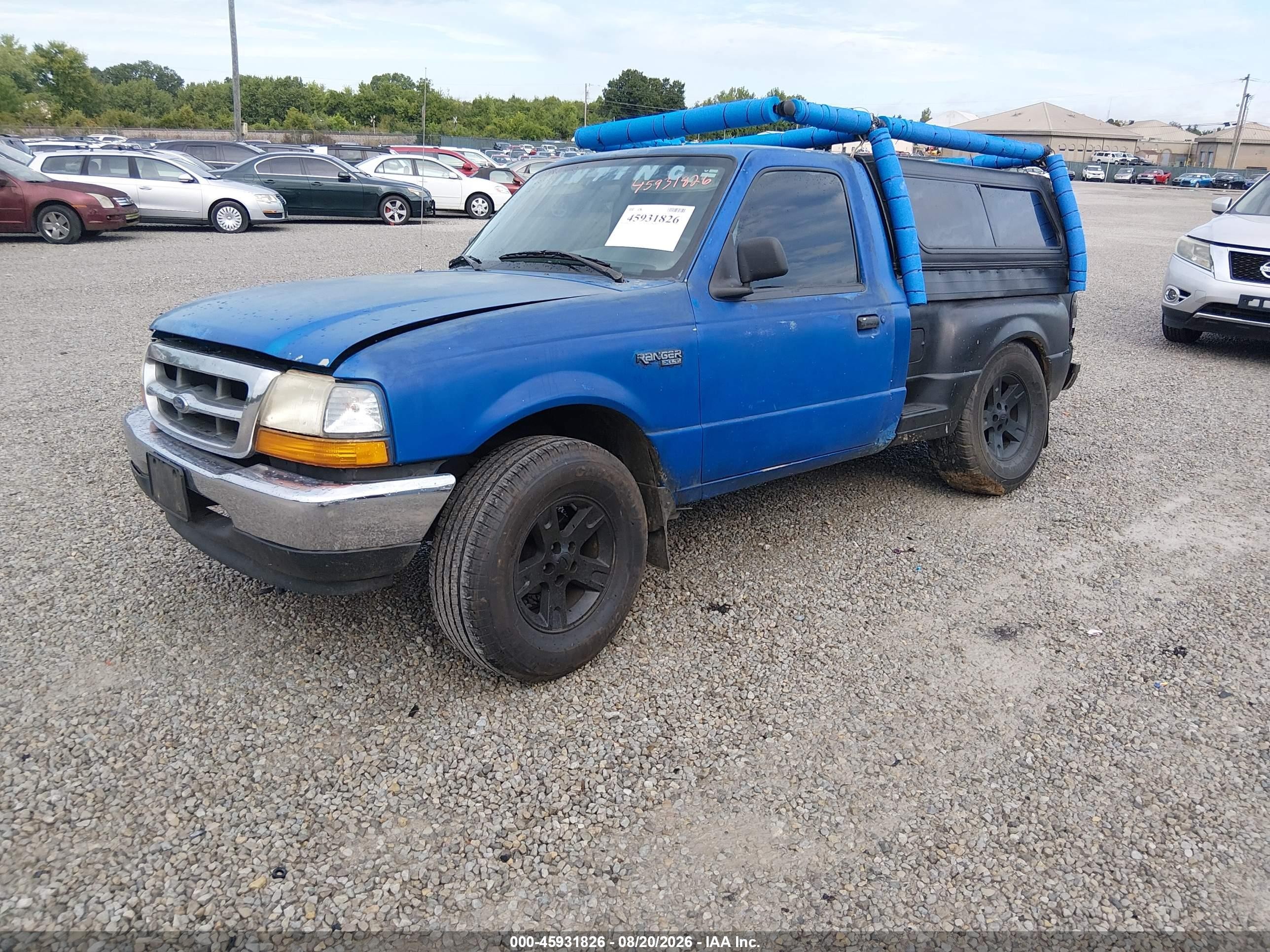 1999 Ford Ranger Xl/xlt Blue vin: 1FTYR10C3XPB36259