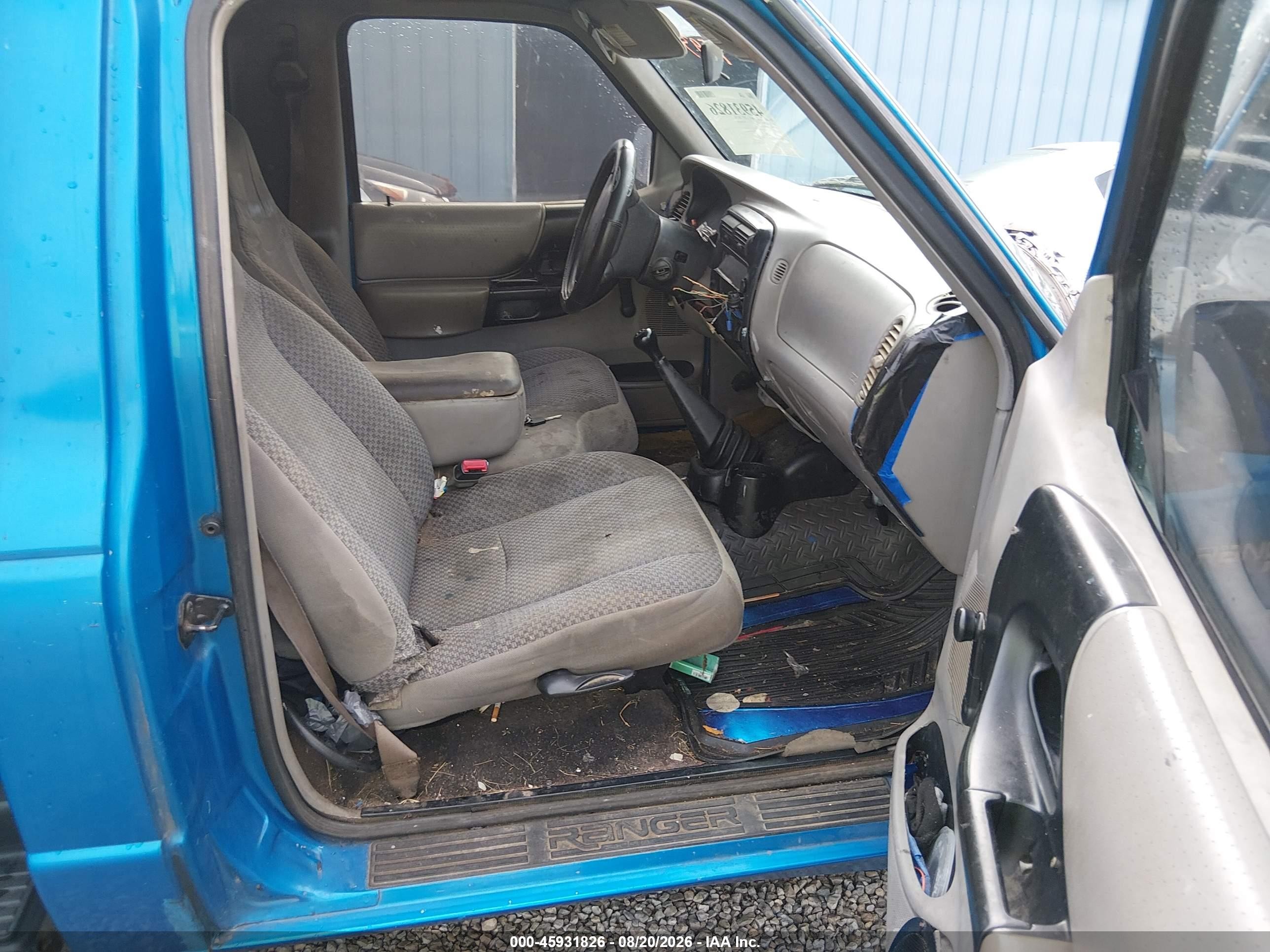 1999 Ford Ranger Xl/xlt Blue vin: 1FTYR10C3XPB36259