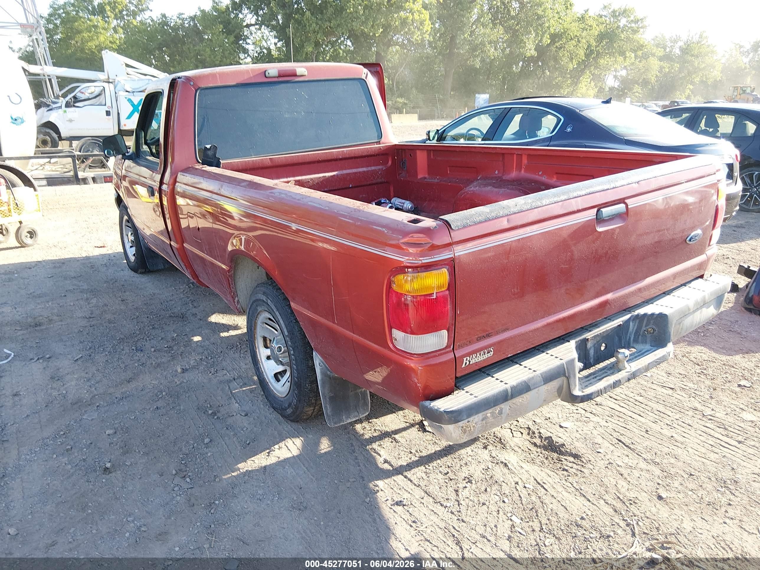 1999 Ford Ranger Xl/xlt Orange vin: 1FTYR10C3XUA00280