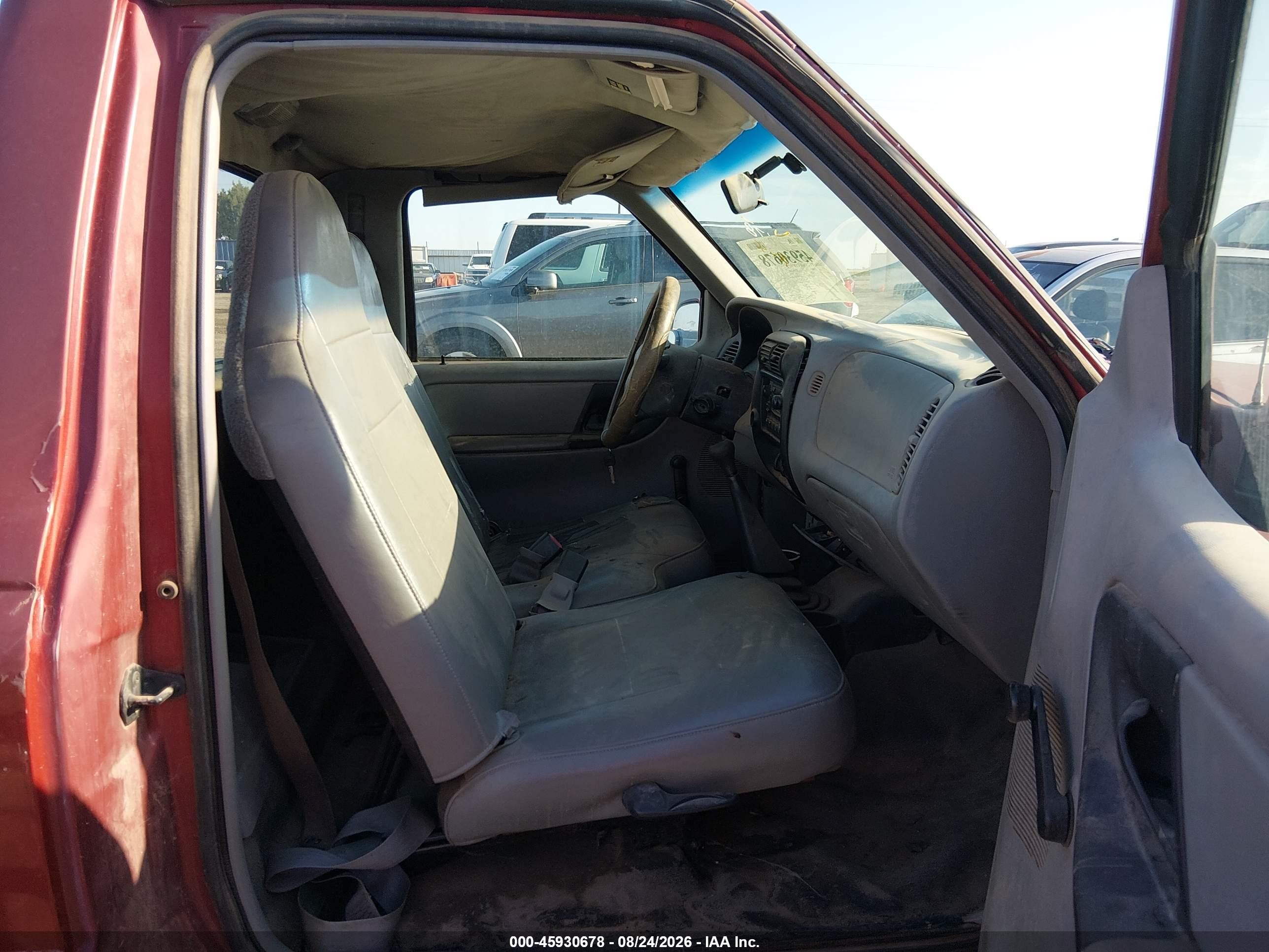 1999 Ford Ranger Xl/xlt Burgundy vin: 1FTYR10C3XUA29634