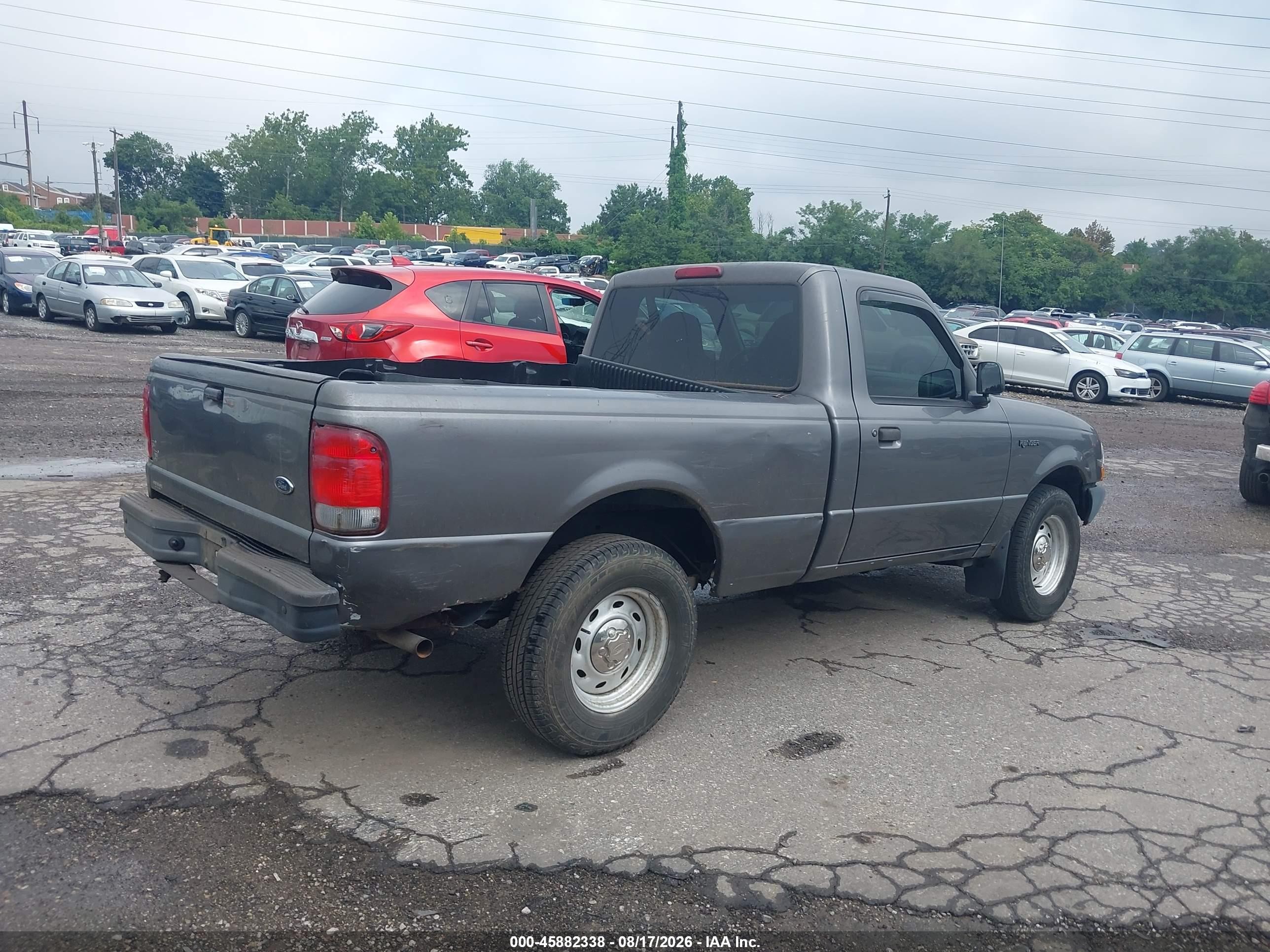2000 Ford Ranger Xl/xlt Серый vin: 1FTYR10C3YTA92515