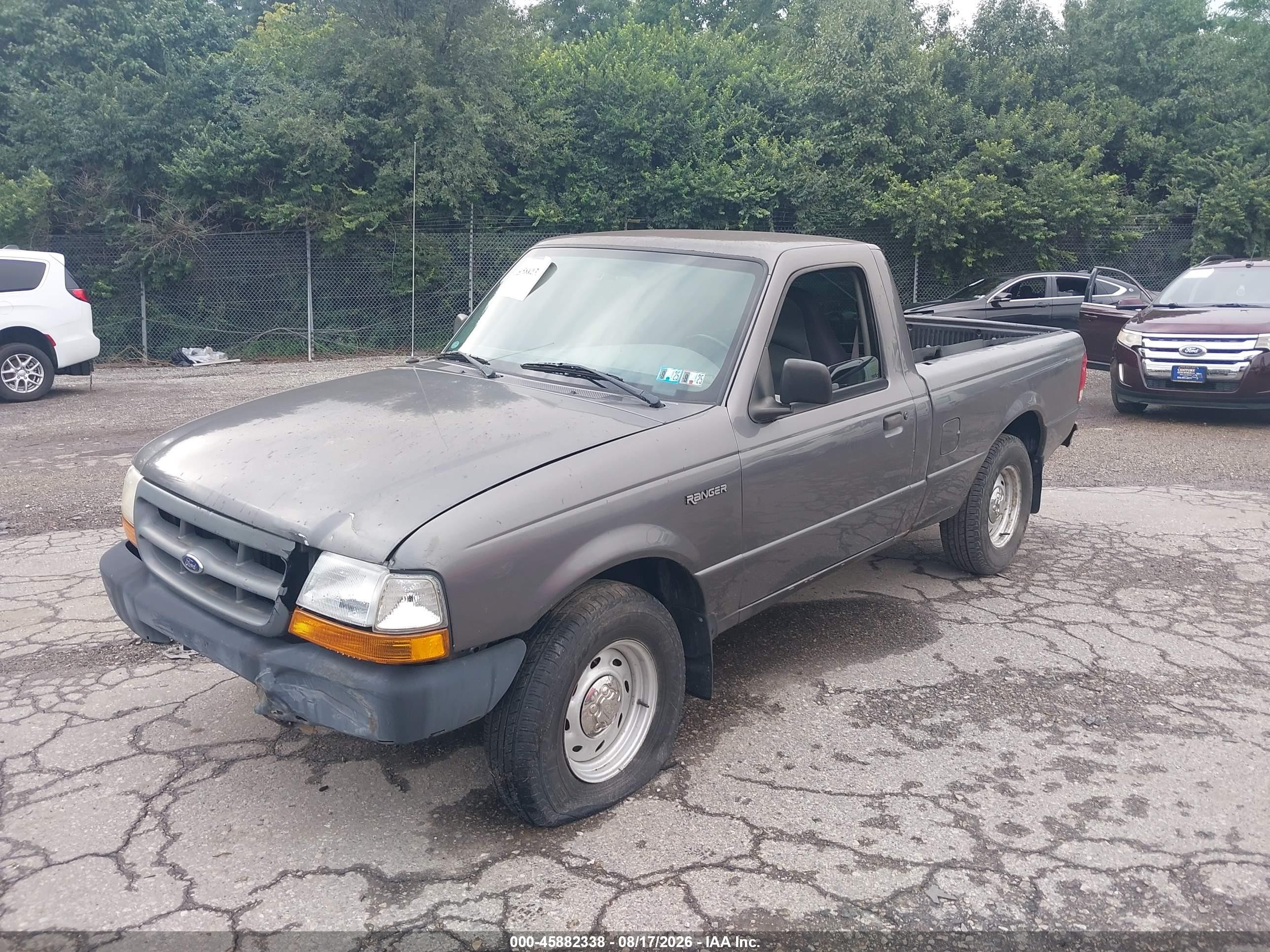 2000 Ford Ranger Xl/xlt Серый vin: 1FTYR10C3YTA92515