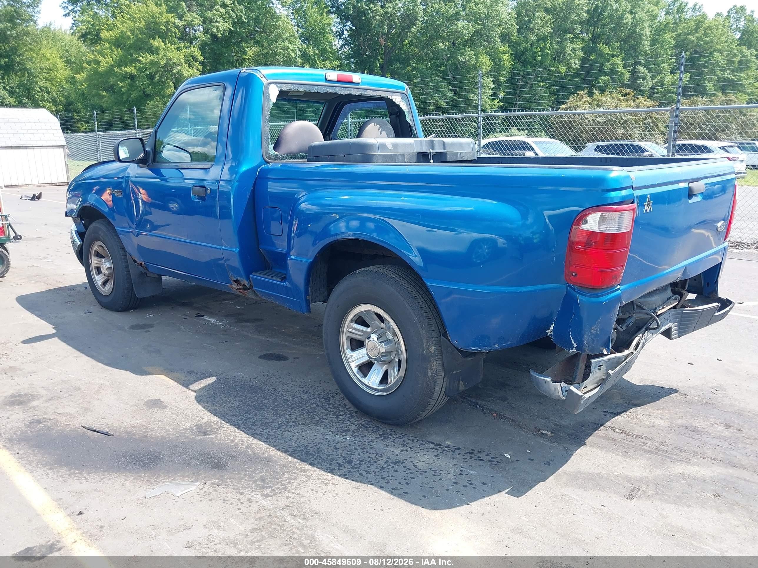 2001 Ford Ranger Xl/xlt Blue vin: 1FTYR10C41PA10211