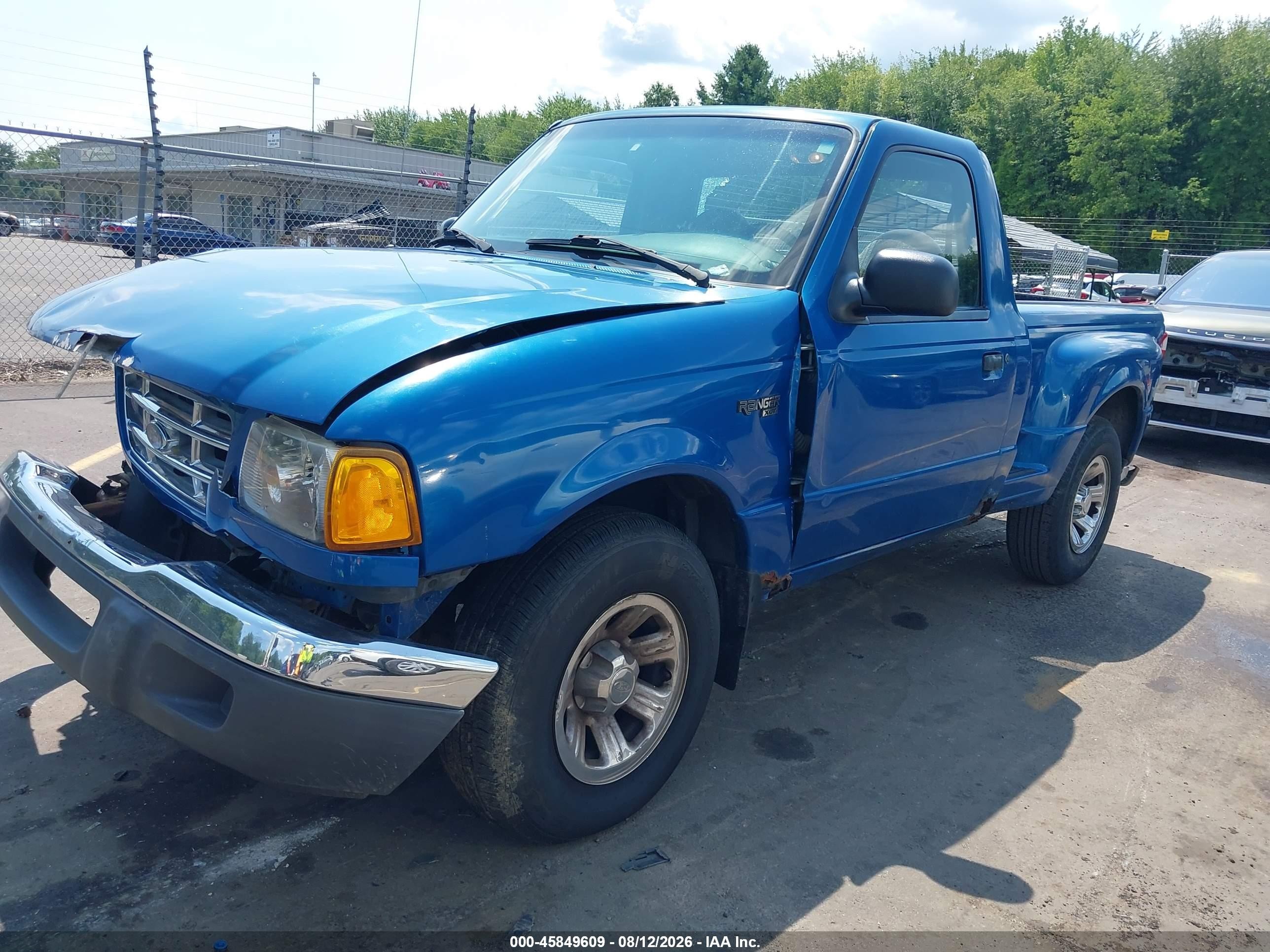 2001 Ford Ranger Xl/xlt Blue vin: 1FTYR10C41PA10211