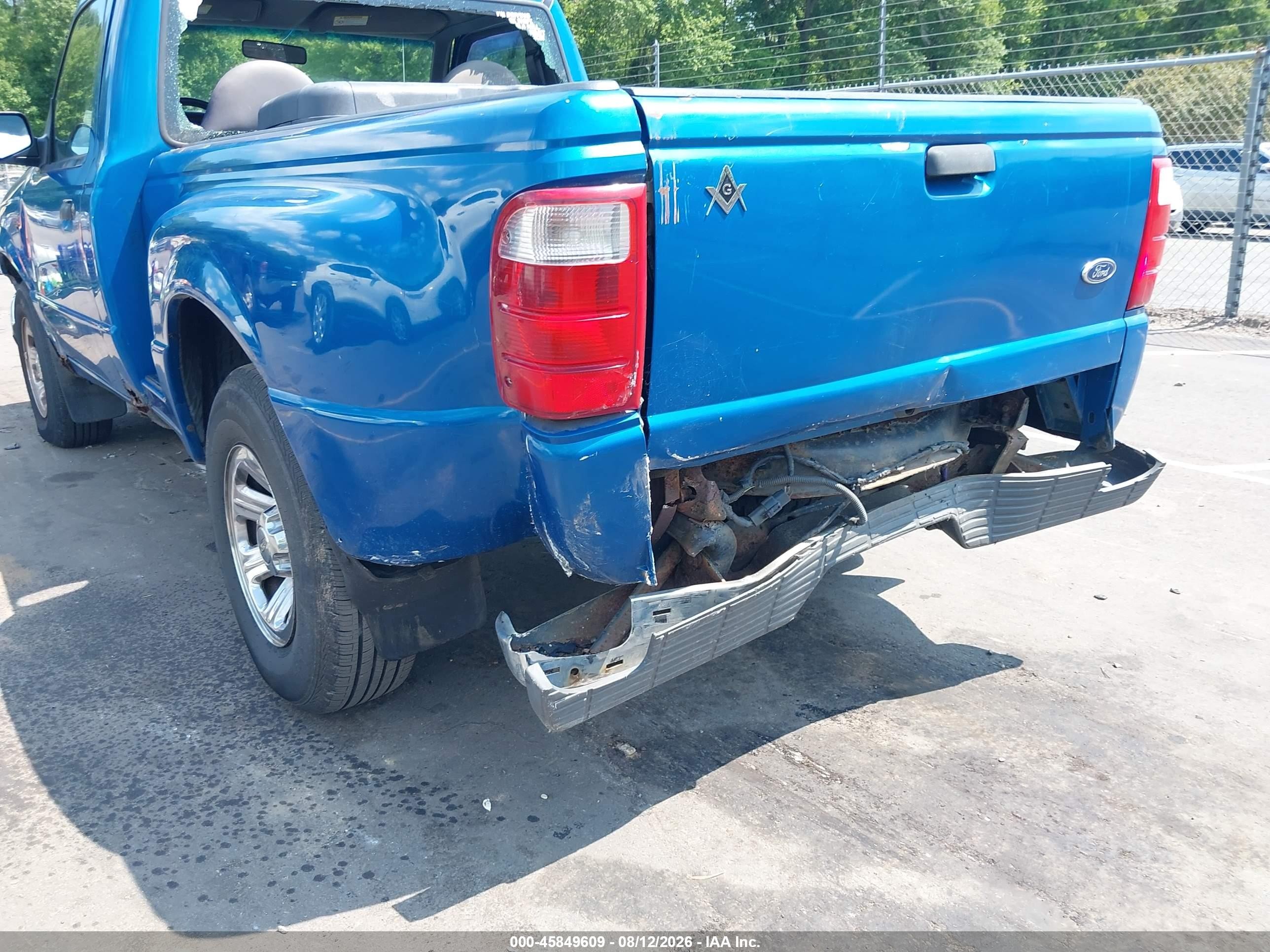 2001 Ford Ranger Xl/xlt Blue vin: 1FTYR10C41PA10211