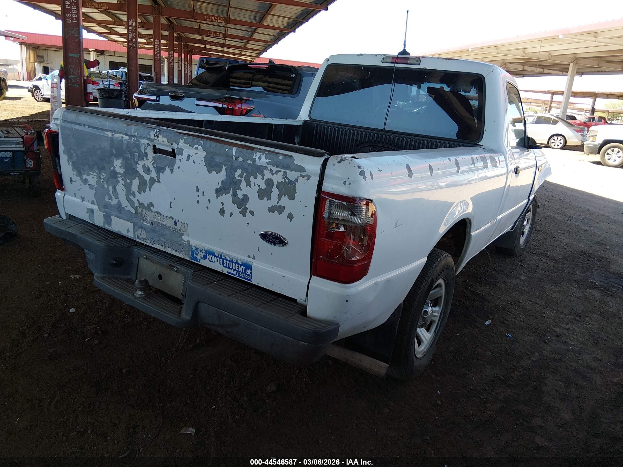 2001 Ford Ranger Xl/xlt White vin: 1FTYR10C41PA22259
