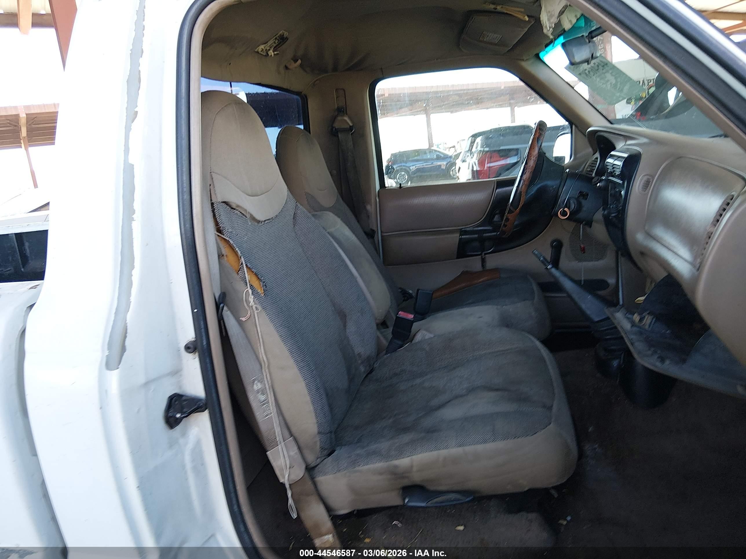 2001 Ford Ranger Xl/xlt White vin: 1FTYR10C41PA22259