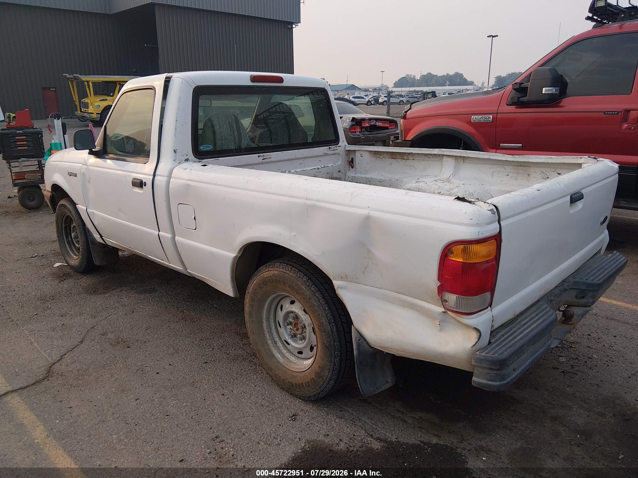 1998 Ford Ranger Splash/xl/xlt White vin: 1FTYR10C4WPA92092