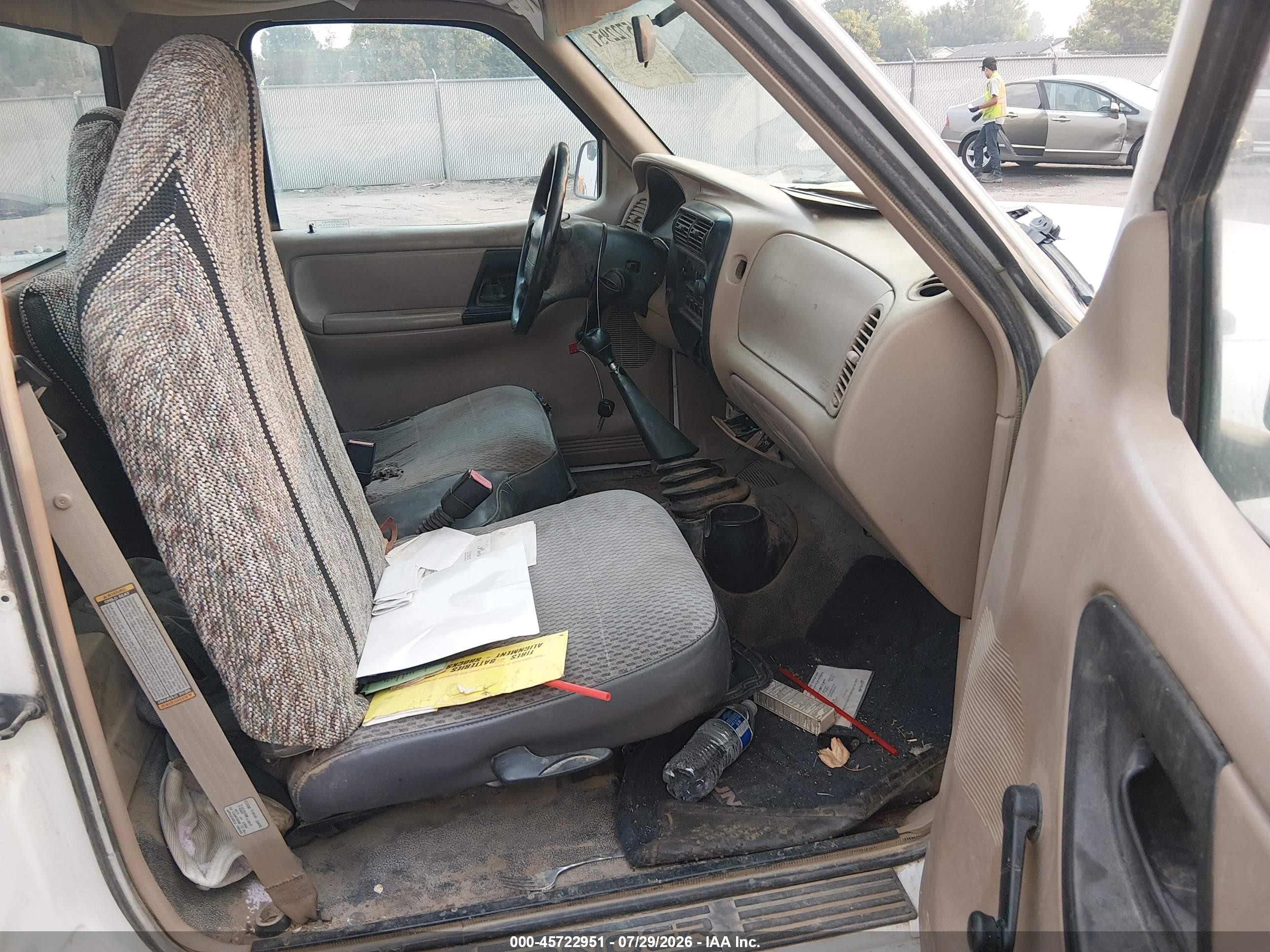 1998 Ford Ranger Splash/xl/xlt White vin: 1FTYR10C4WPA92092