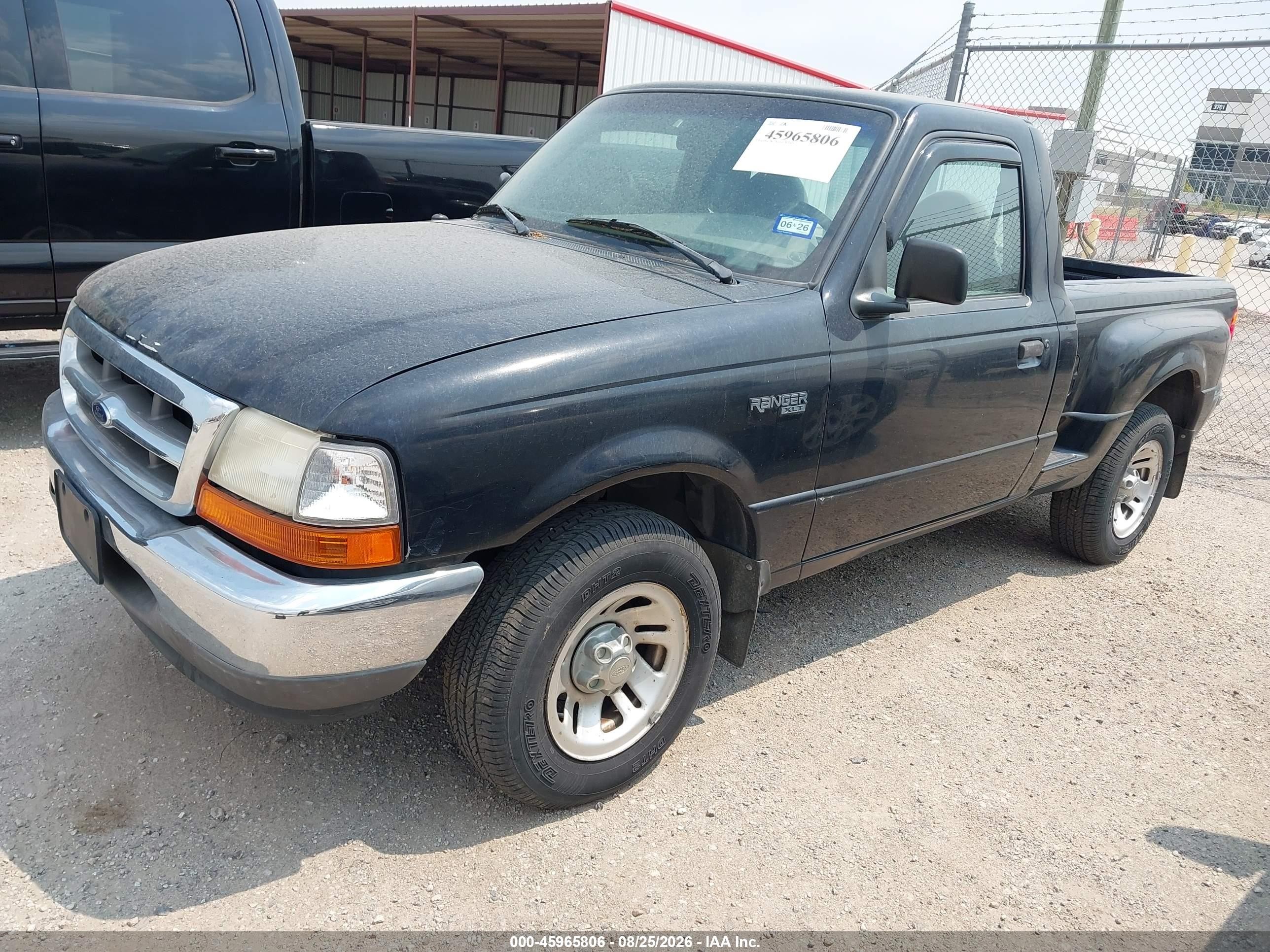 1999 Ford Ranger Xl/xlt Black vin: 1FTYR10C4XPB43060