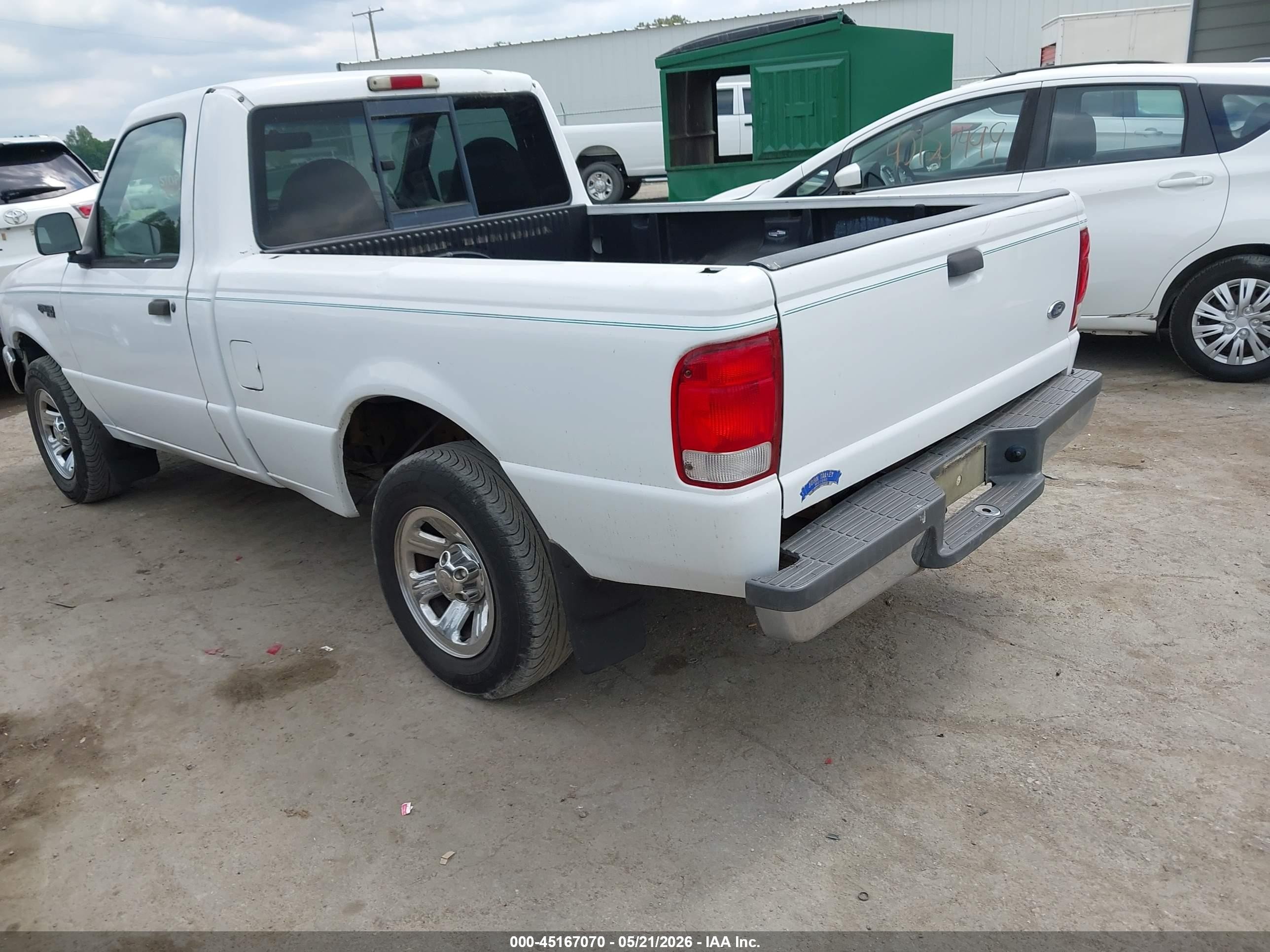 2000 Ford Ranger Xl/xlt White vin: 1FTYR10C4YTB45349