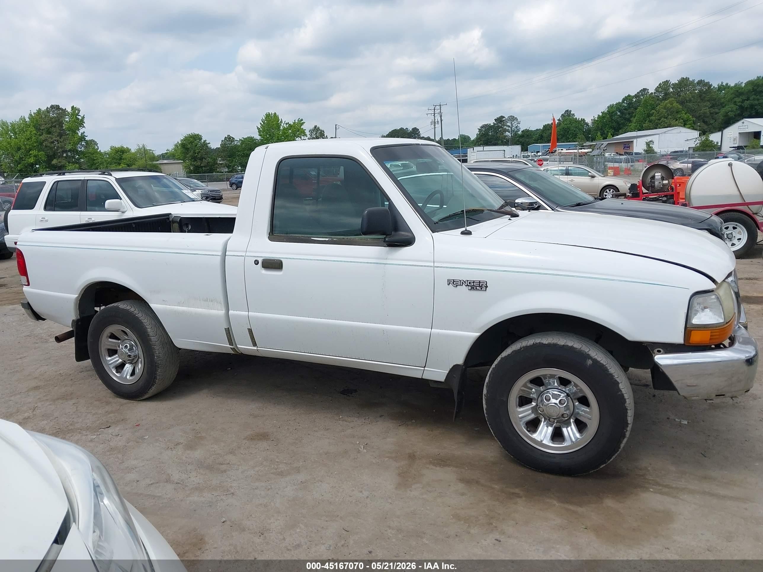 2000 Ford Ranger Xl/xlt White vin: 1FTYR10C4YTB45349