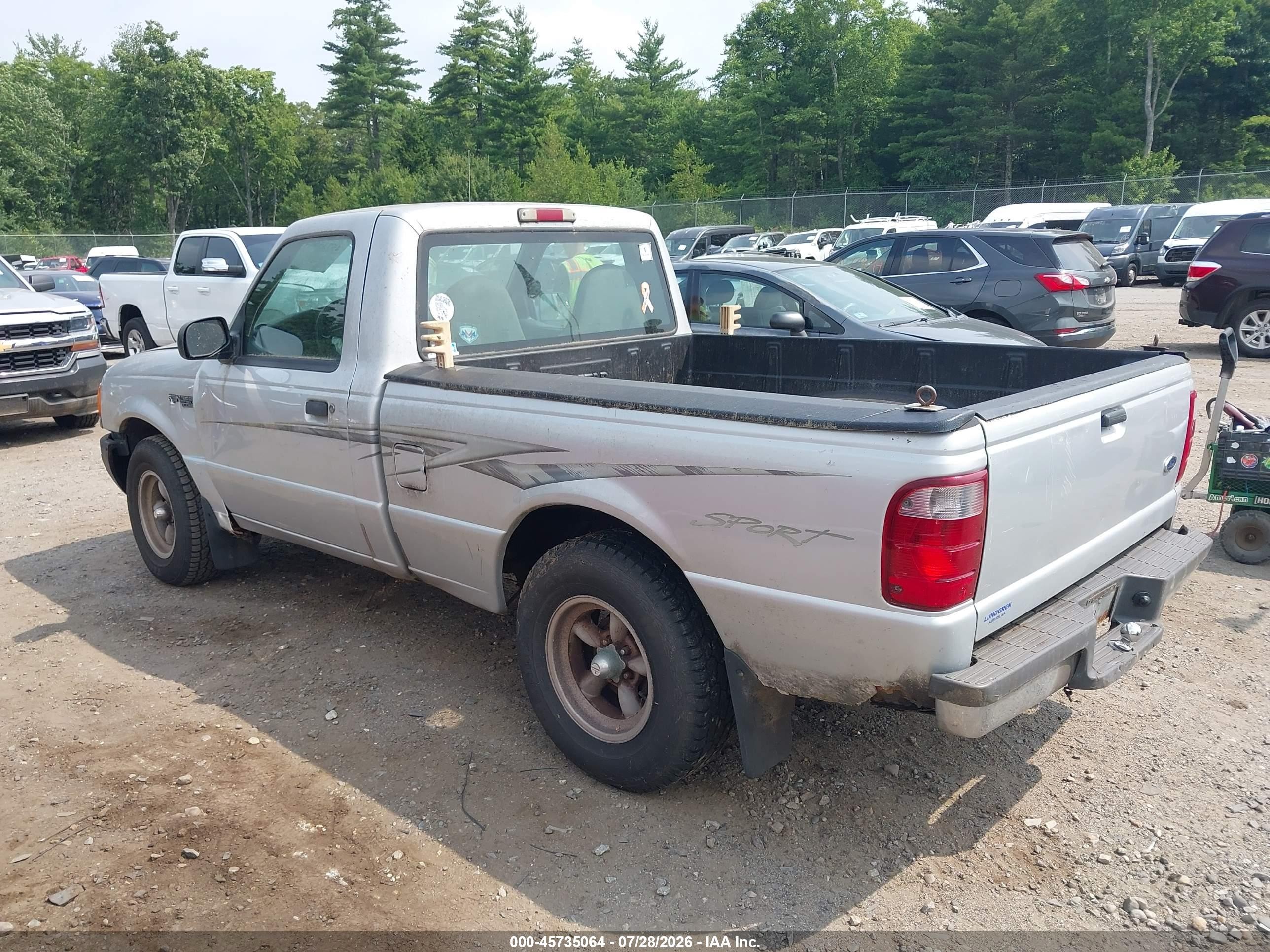 2001 Ford Ranger Xl/xlt Серебряный vin: 1FTYR10C51TA20592