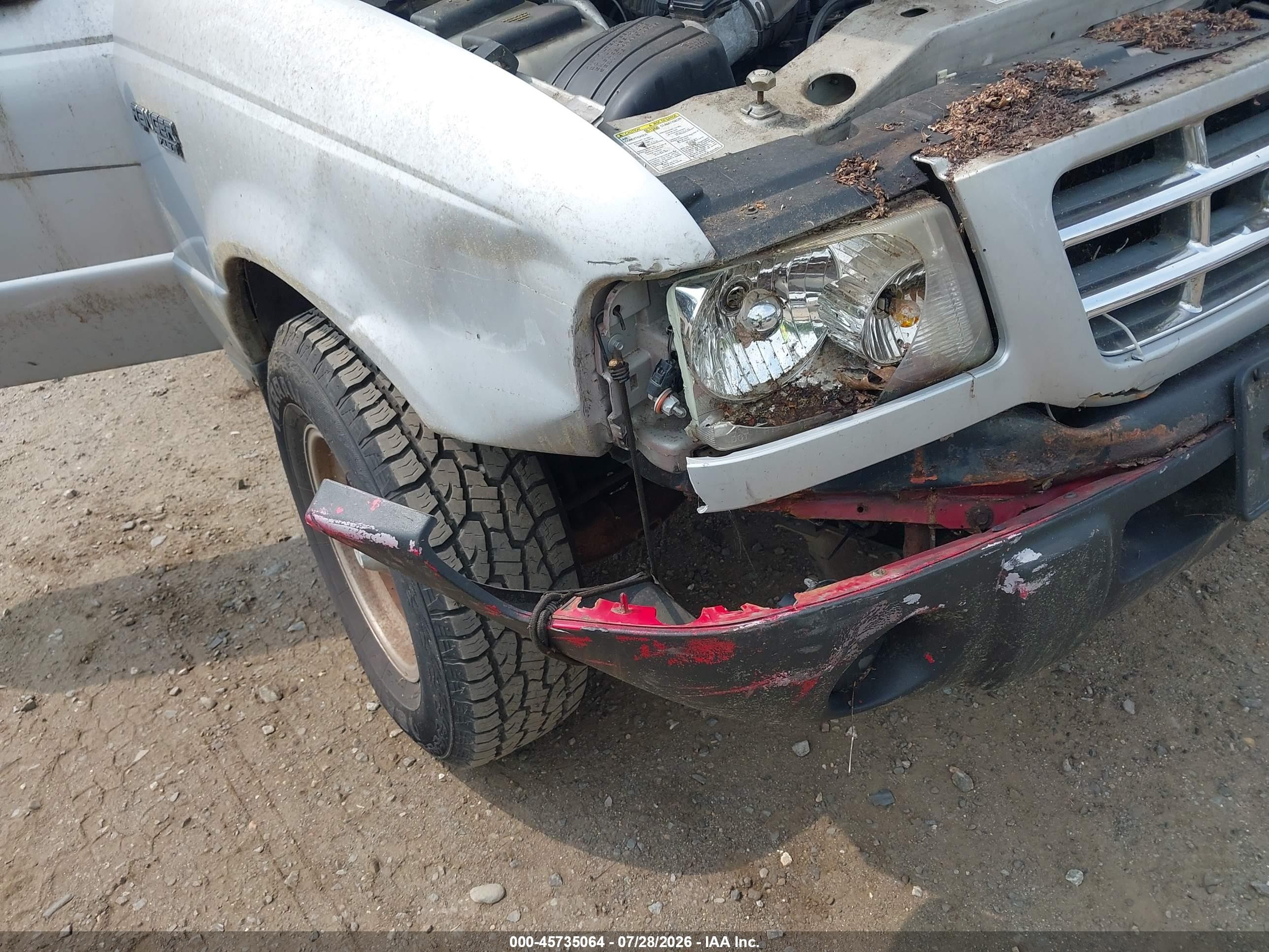 2001 Ford Ranger Xl/xlt Серебряный vin: 1FTYR10C51TA20592
